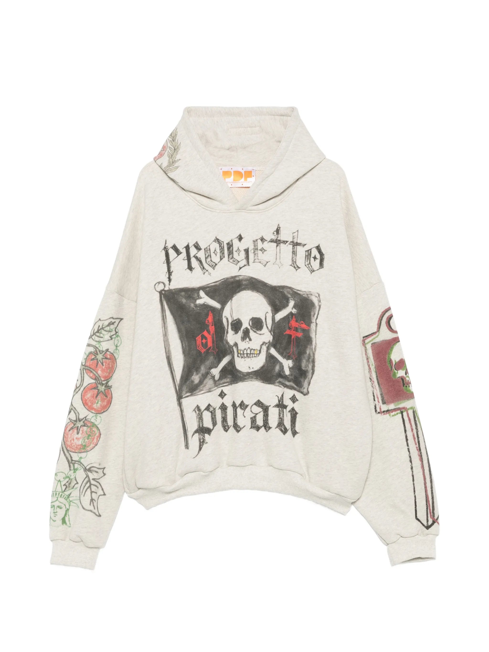 Pdf Pdf Graphic-print Drawstring Hoodie