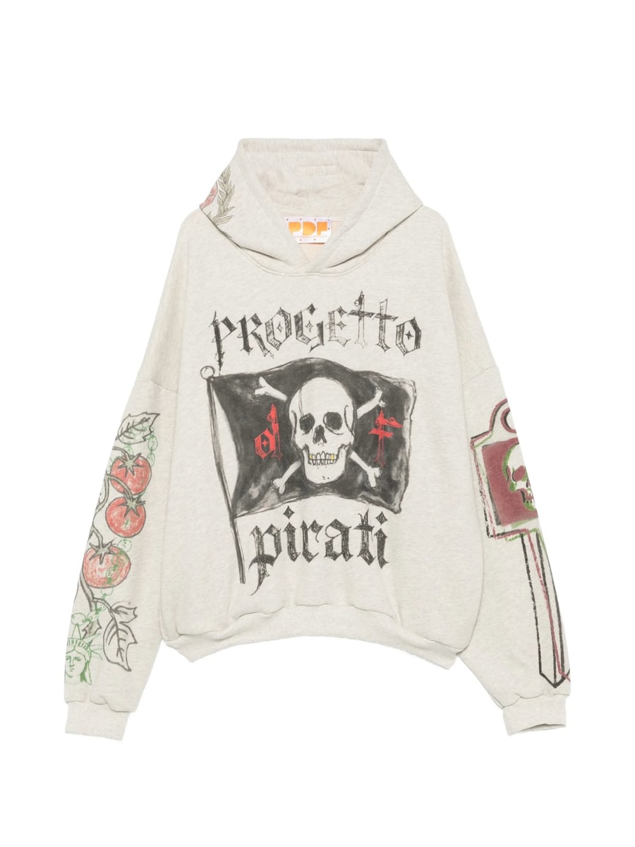 Pdf Pdf Graphic-print Drawstring Hoodie