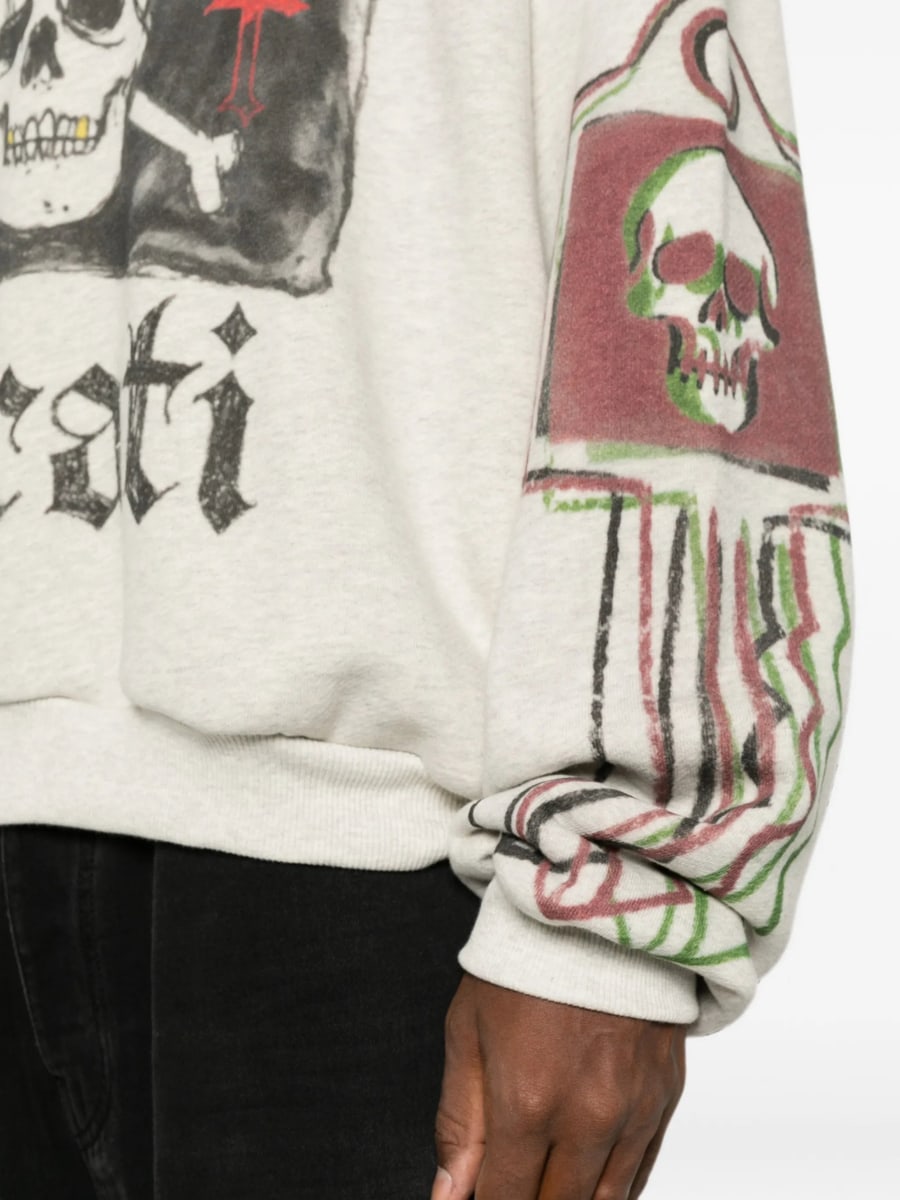 Pdf Pdf Graphic-print Drawstring Hoodie, view 3