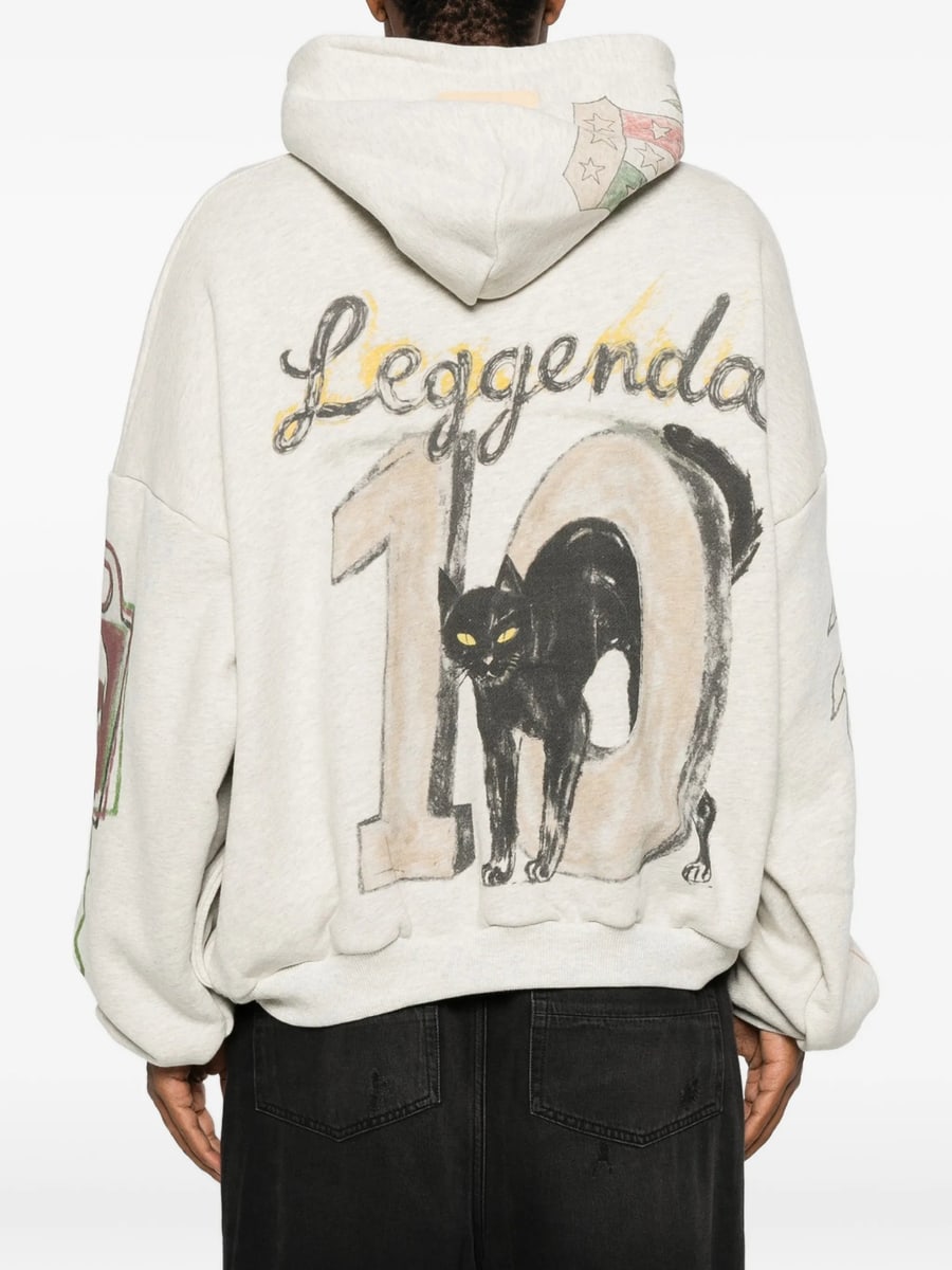 Pdf Pdf Graphic-print Drawstring Hoodie, view 5