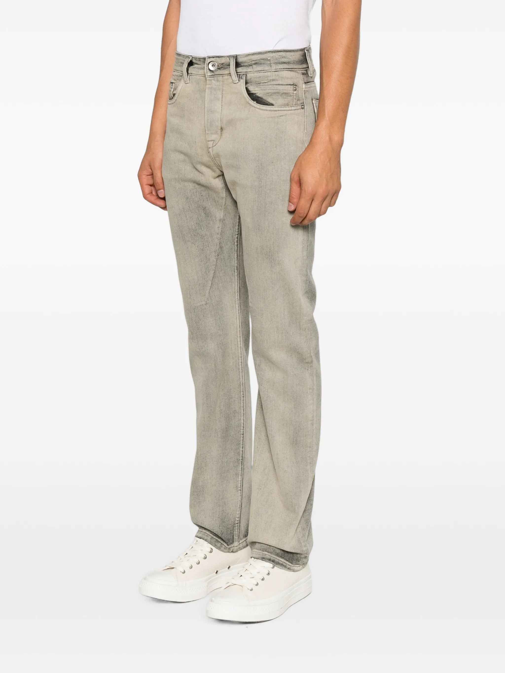 Rick Owens DRKSHDW Rick Owens Drkshdw Fog Cut Faded-effect Jeans, view 2