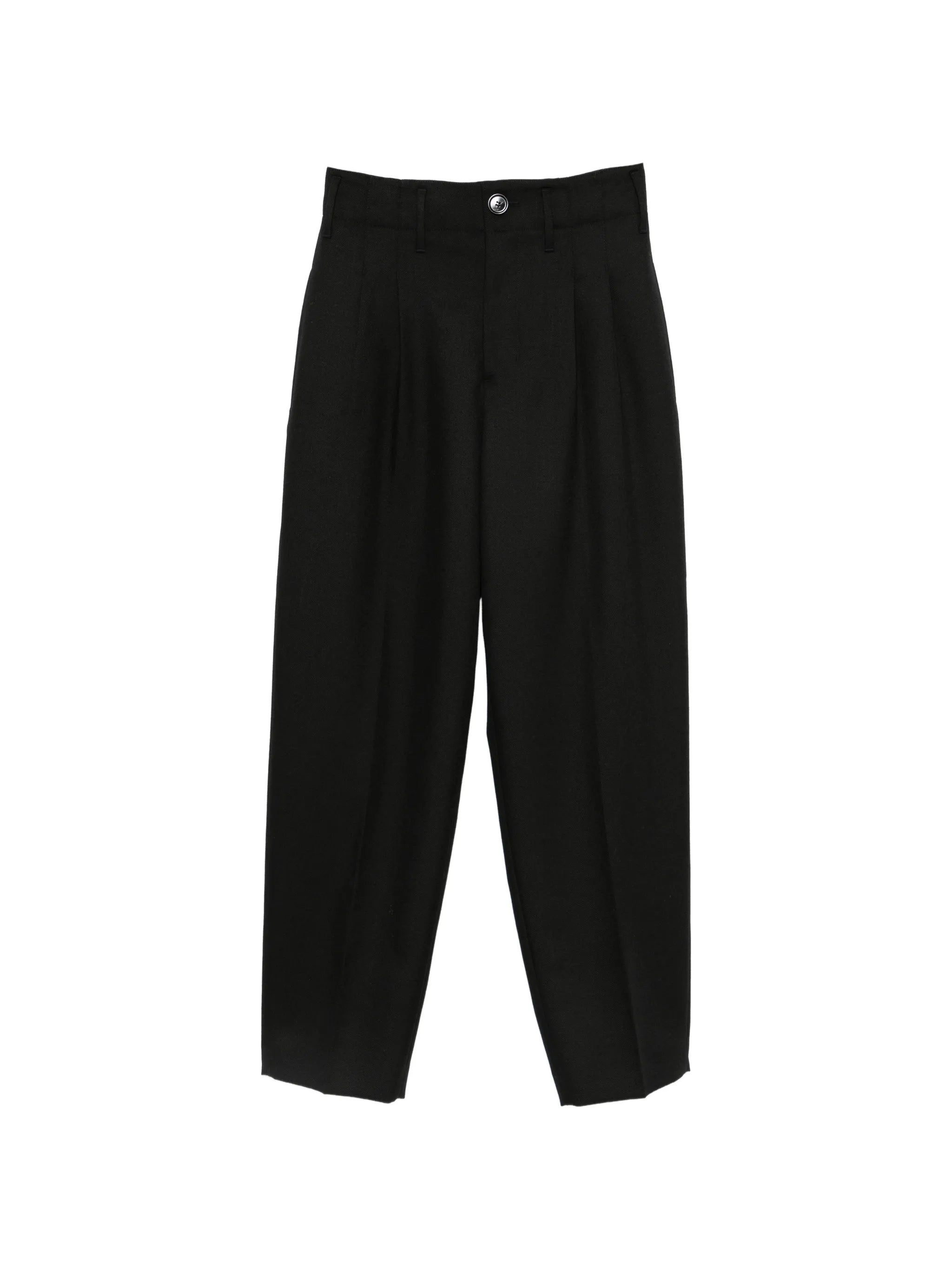 AMI Paris Ami Paris Pleated Straight-leg Trousers