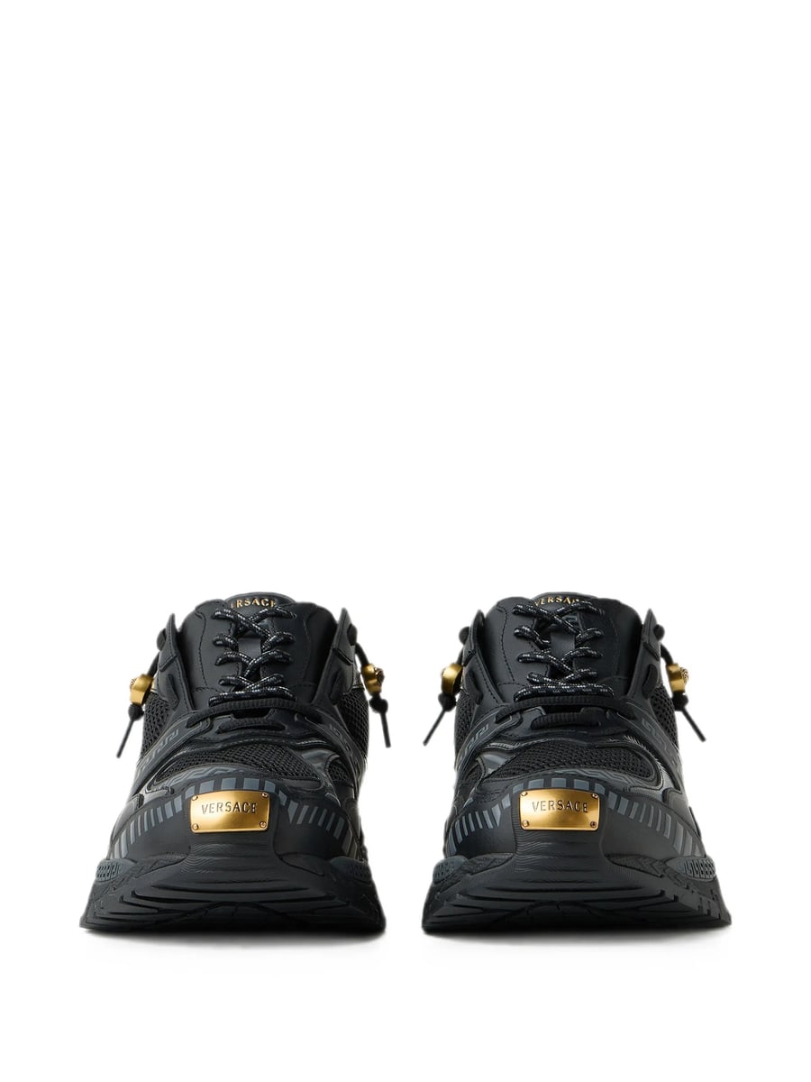 Versace Versace Icaro Leather Sneakers, view 3