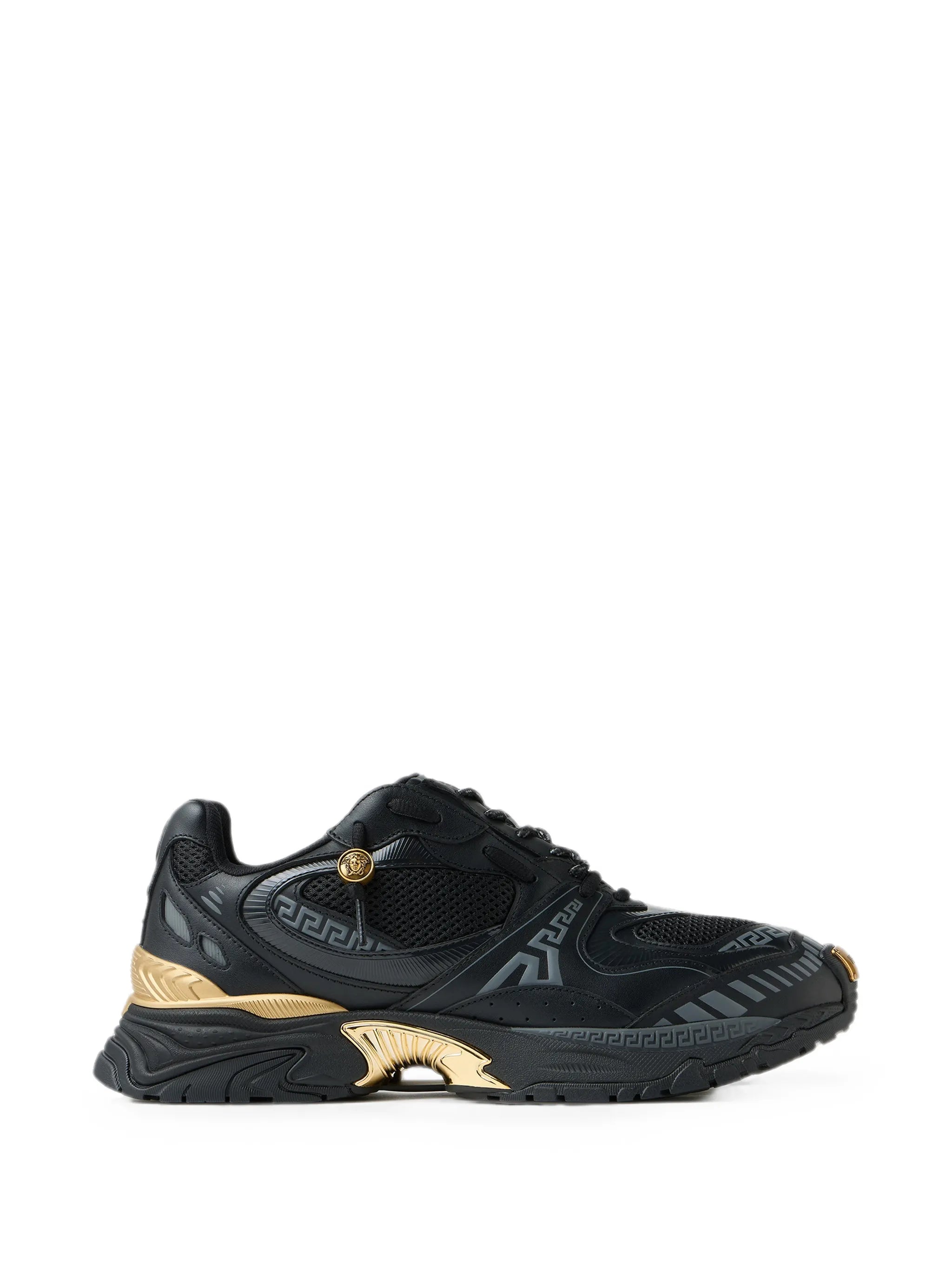 Versace Versace Icaro Mesh & Leather Trainers