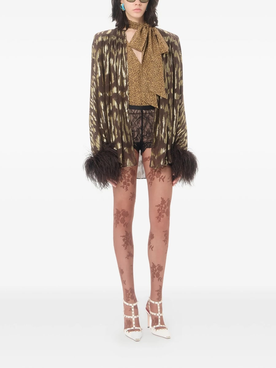 Valentino Valentino Lace Culottes, view 5