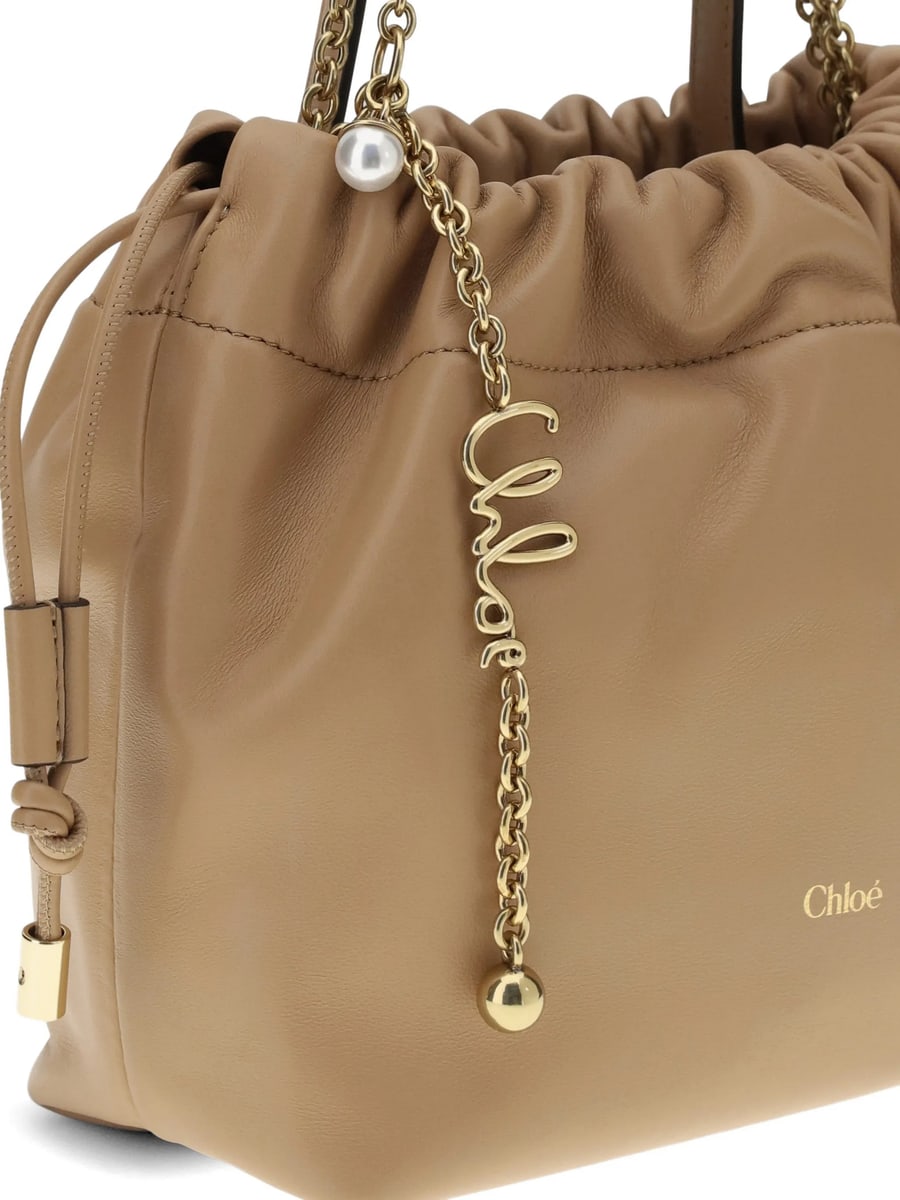 Chloé Chloé Chain Charm Bucket Bag, view 4