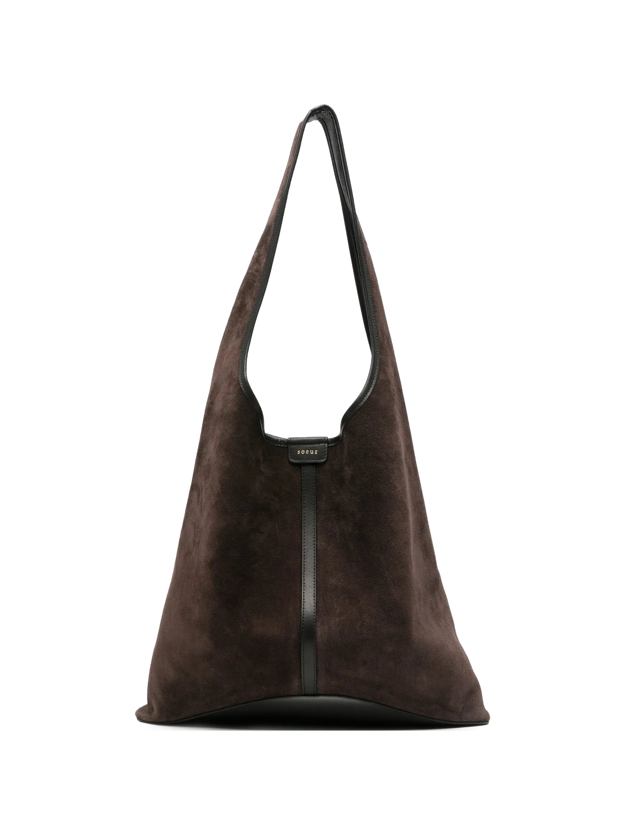 Soeur Soeur Delice Suede Leather Tote Bag
