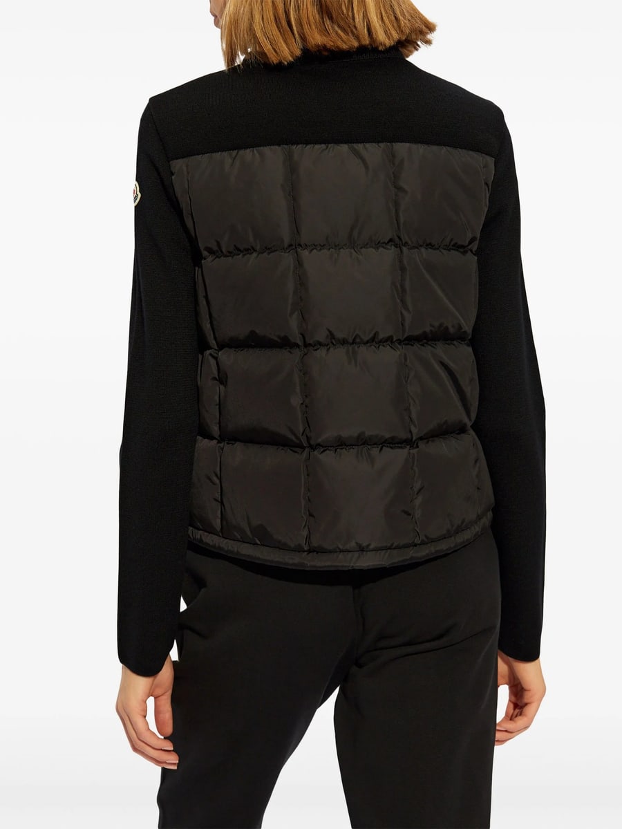 Moncler Moncler Logo-appliqué Padded Jacket, view 3
