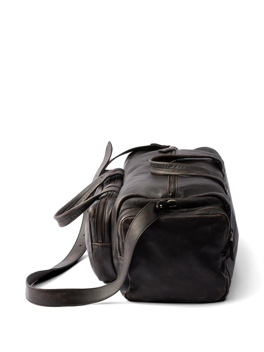 Prada Prada Nappa Leather Duffel Bag, view 2