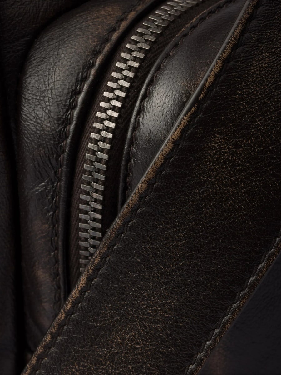 Prada Prada Nappa Leather Duffel Bag, view 4