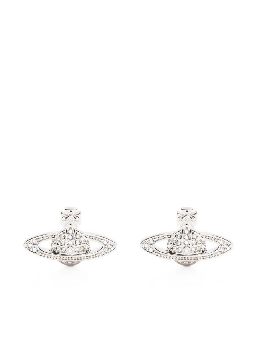 Vivienne Westwood Vivienne Westwood Mini Bas Relief Orb Crystal-embellished Earrings
