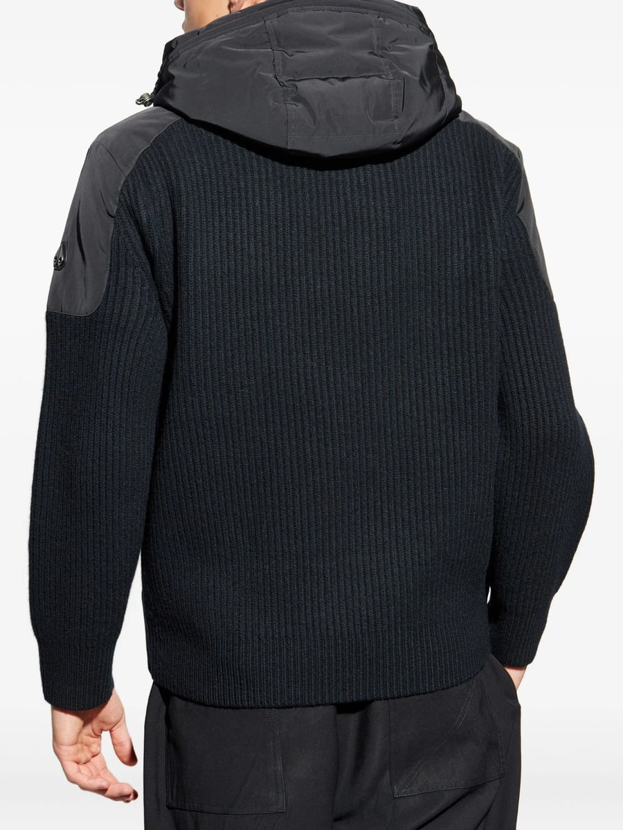 Moose Knuckles Moose Knuckles Ribbed-panel Quilted Padded Jacket, view 6