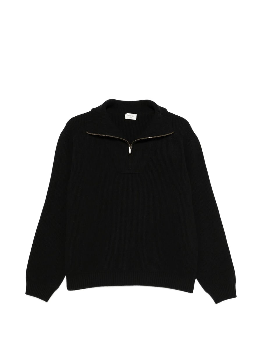 Saint Laurent Saint Laurent Ribbed-knit Crew-neck Sweater