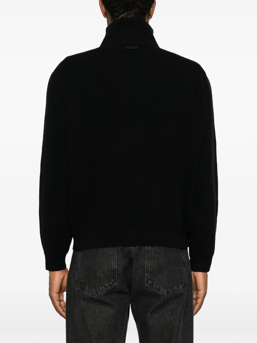 Saint Laurent Saint Laurent Ribbed-knit Crew-neck Sweater, view 4