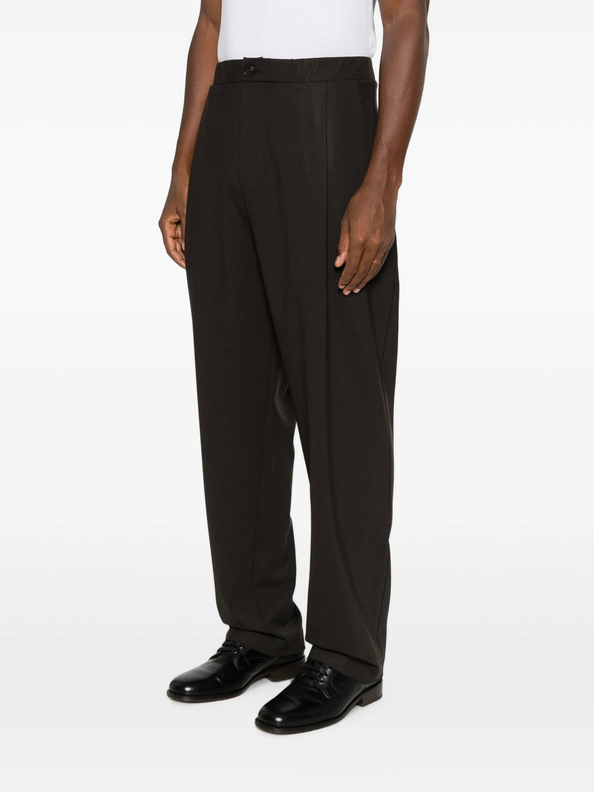 Spina Spina Elasticated-waistband Tailored Trousers, view 2