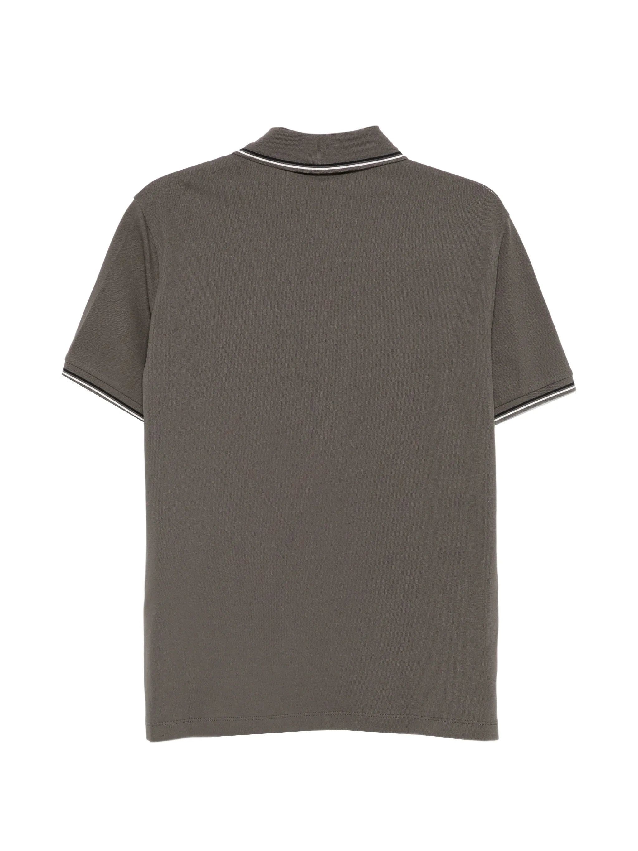 Emporio Armani Emporio Armani Stripe-trim Polo Shirt, view 2