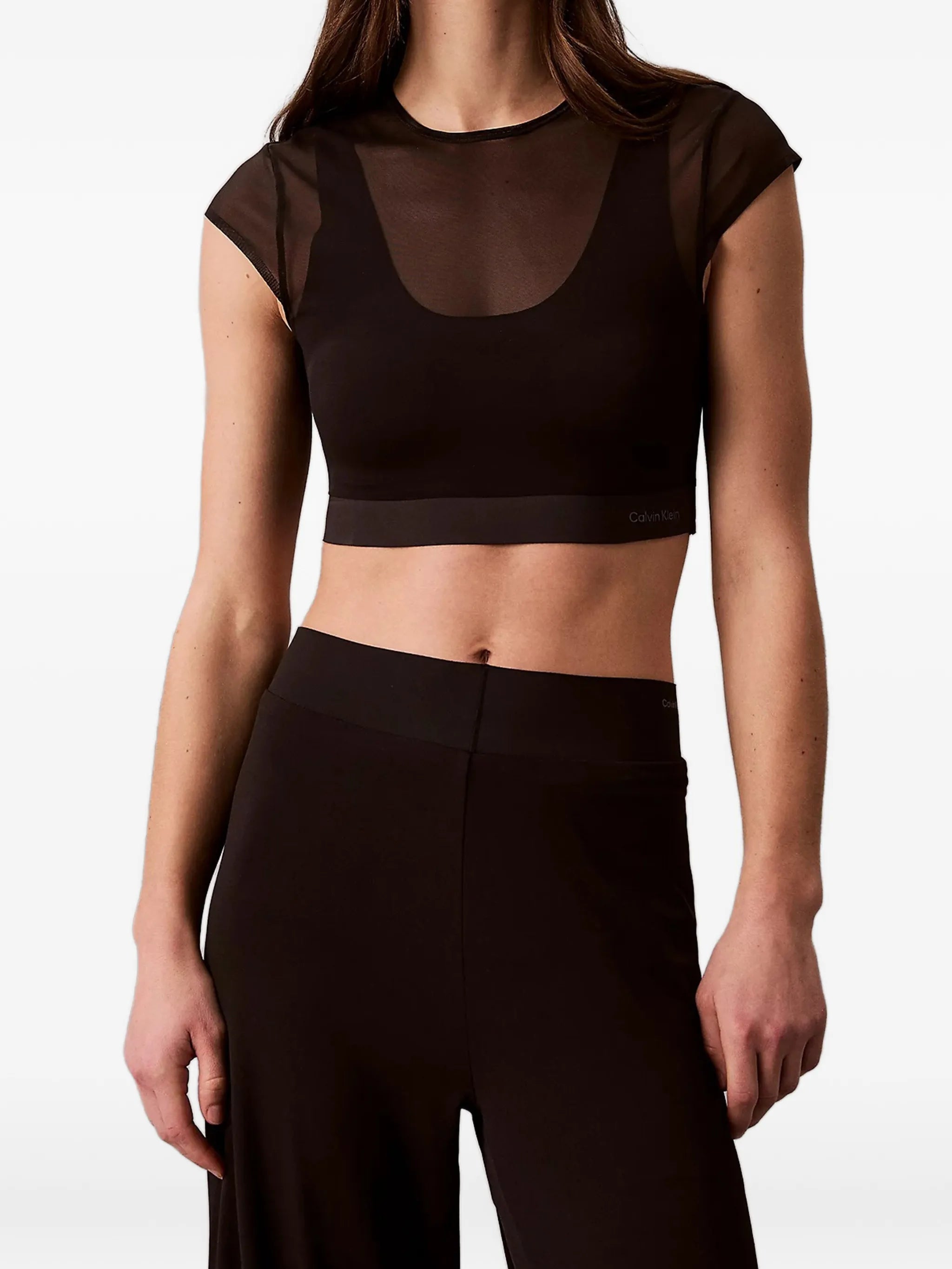 Calvin Klein Sport Calvin Klein Sport Cropped Performance Sports Bra Top