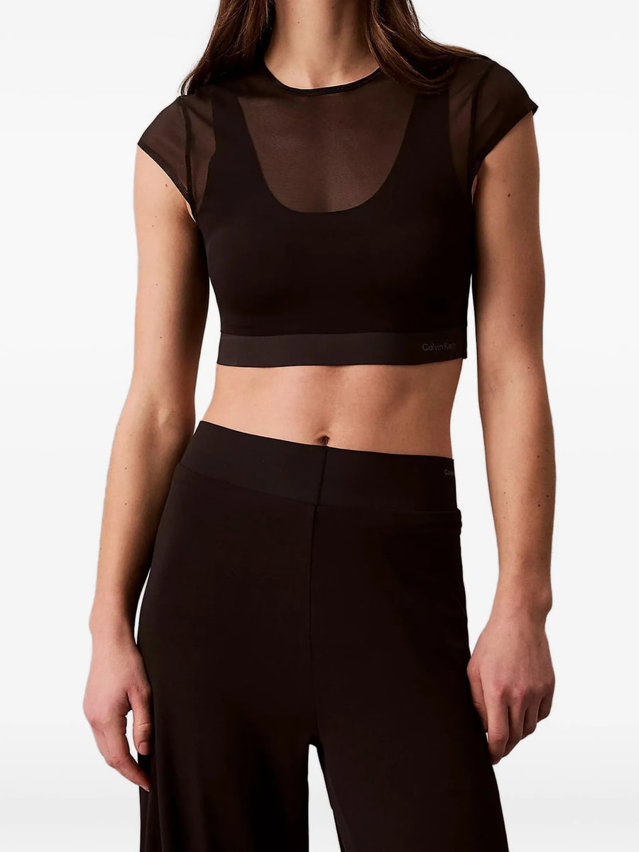 Calvin Klein Sport Calvin Klein Sport Cropped Performance Sports Bra Top
