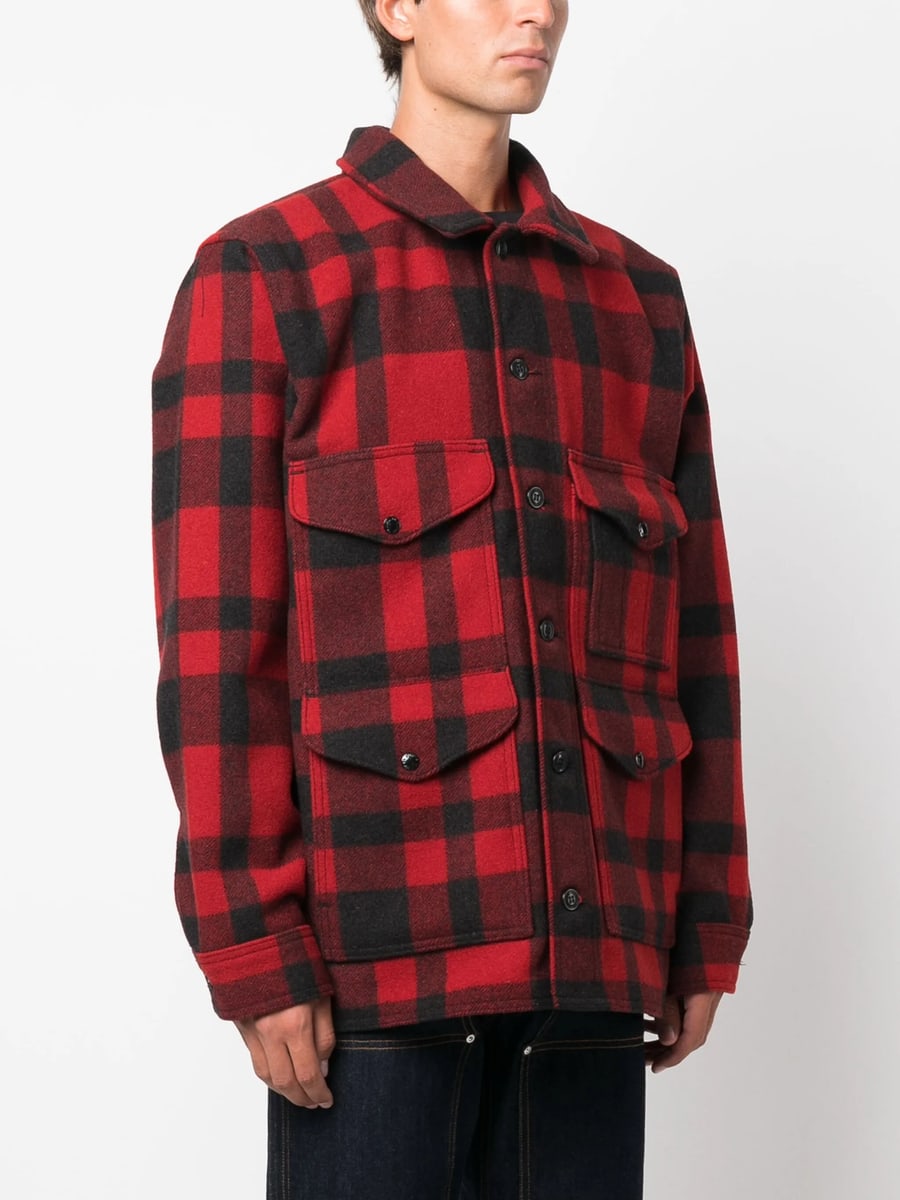 Filson Filson Check-pattern Wool Shirt Jacket, view 4