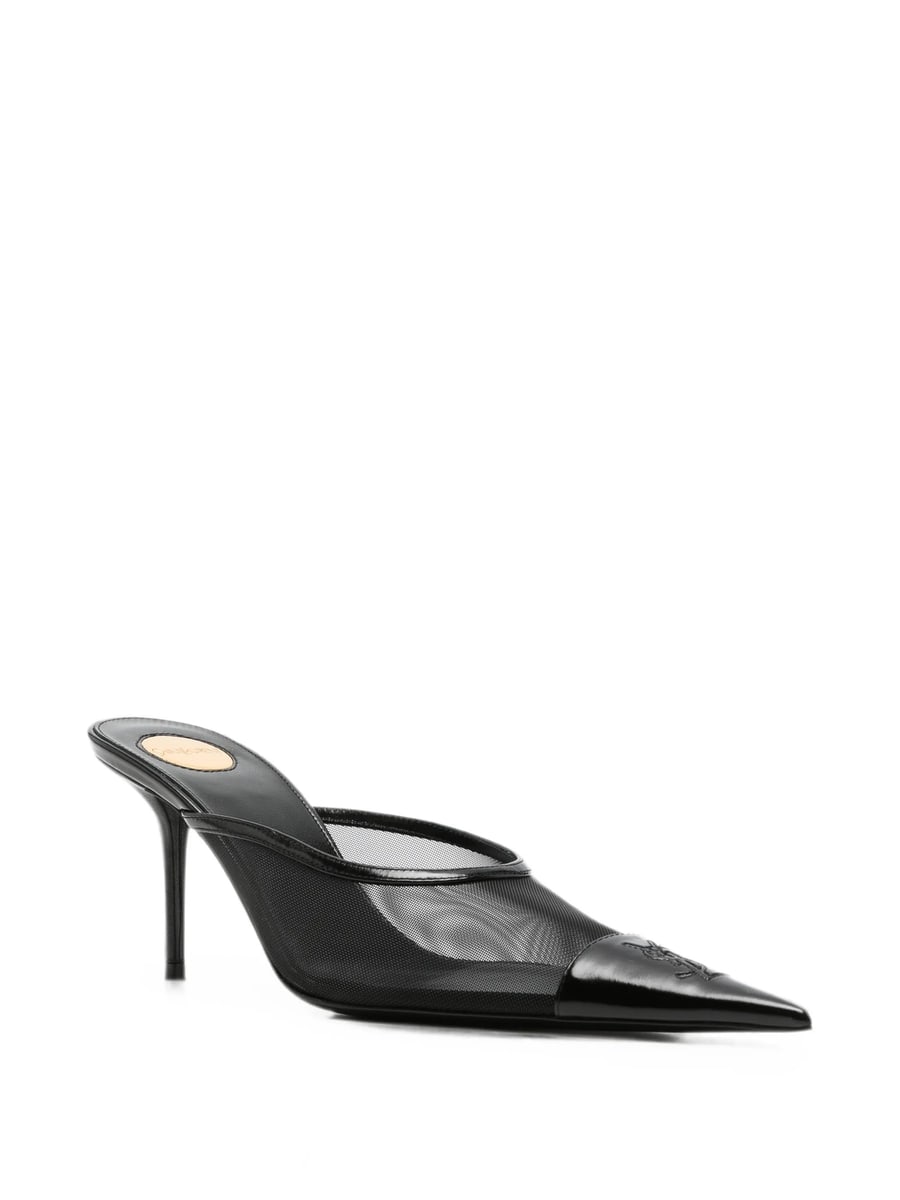 Saint Laurent Saint Laurent Pointed-toe Mules, view 4