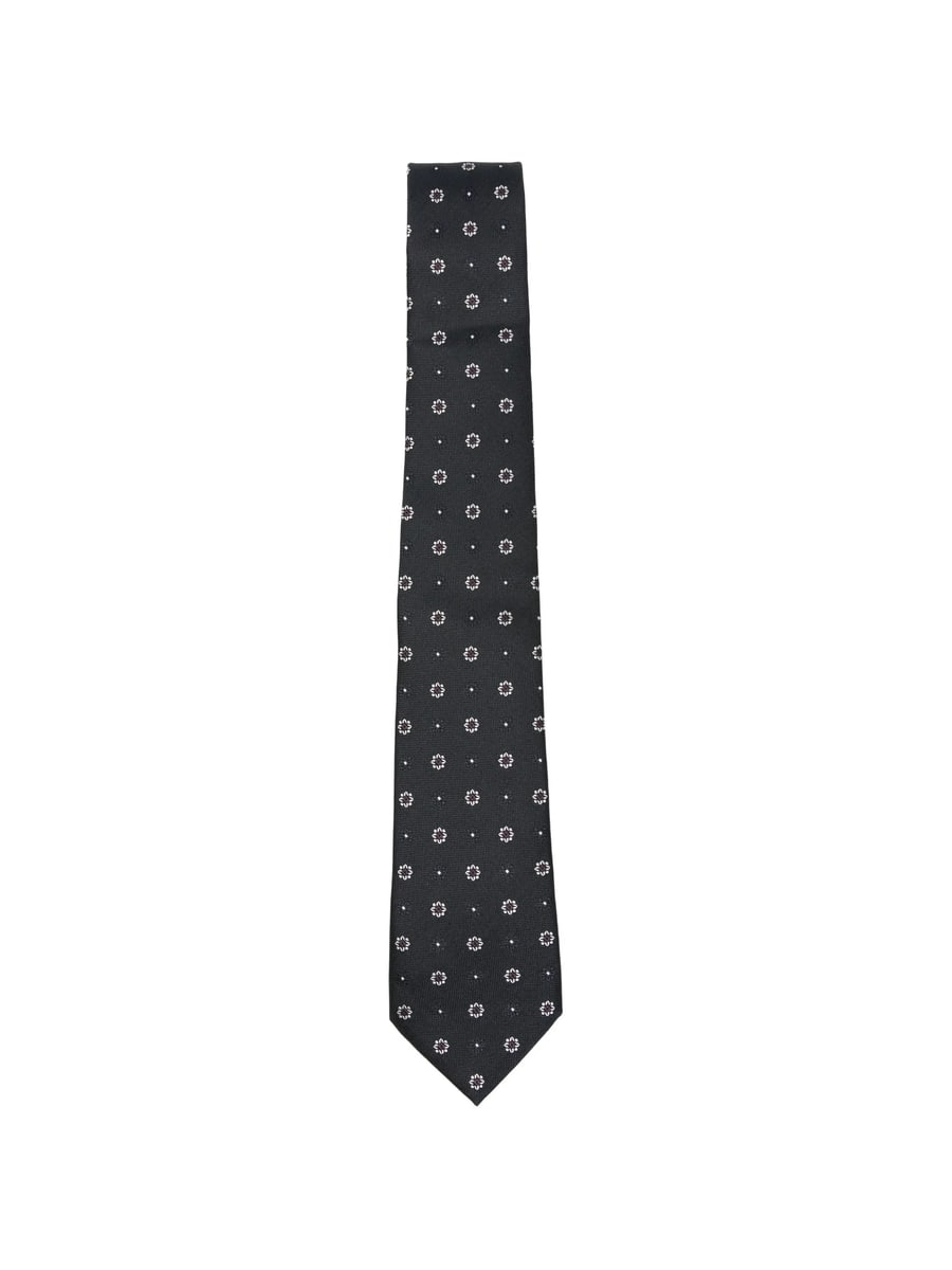 Saint Laurent Saint Laurent Patterned Silk Tie