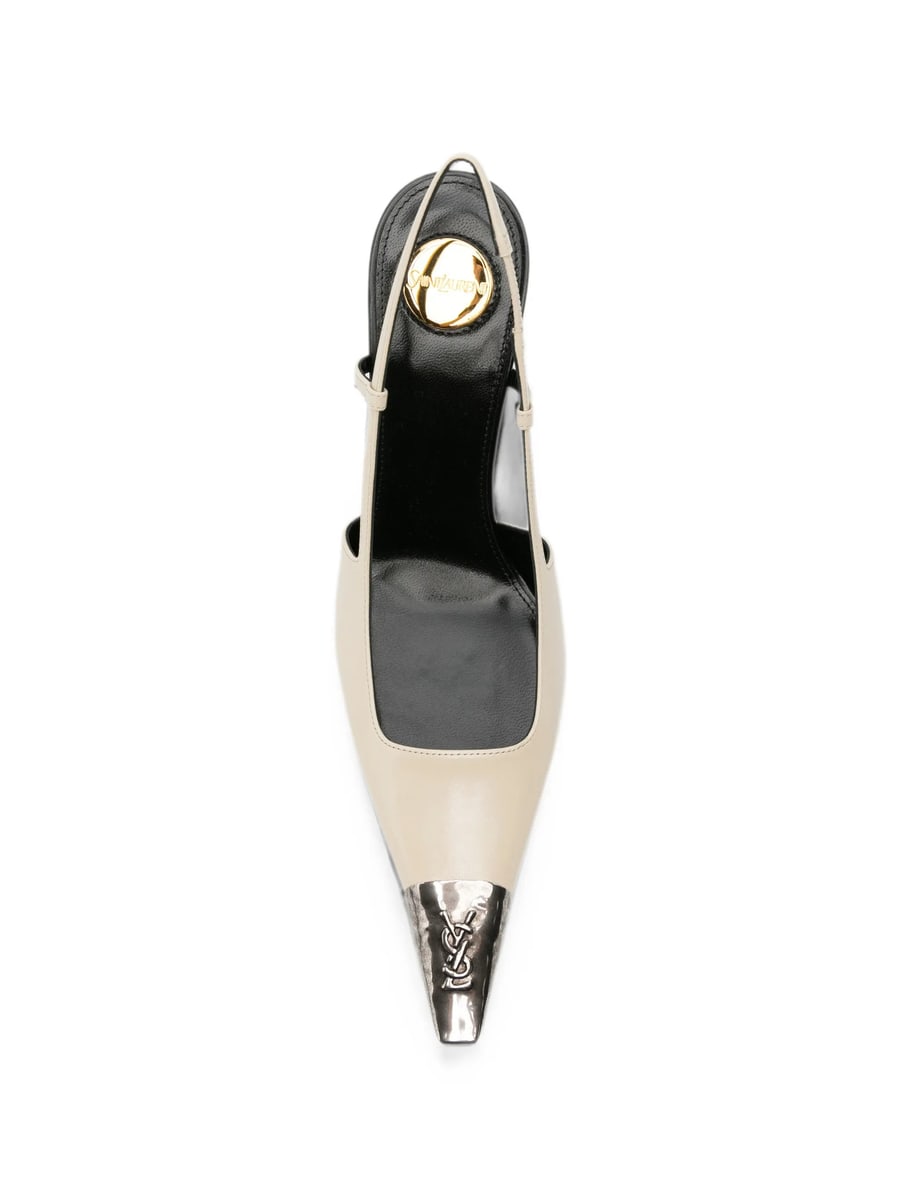 Saint Laurent Saint Laurent Cassandre-plaque Pumps, view 3
