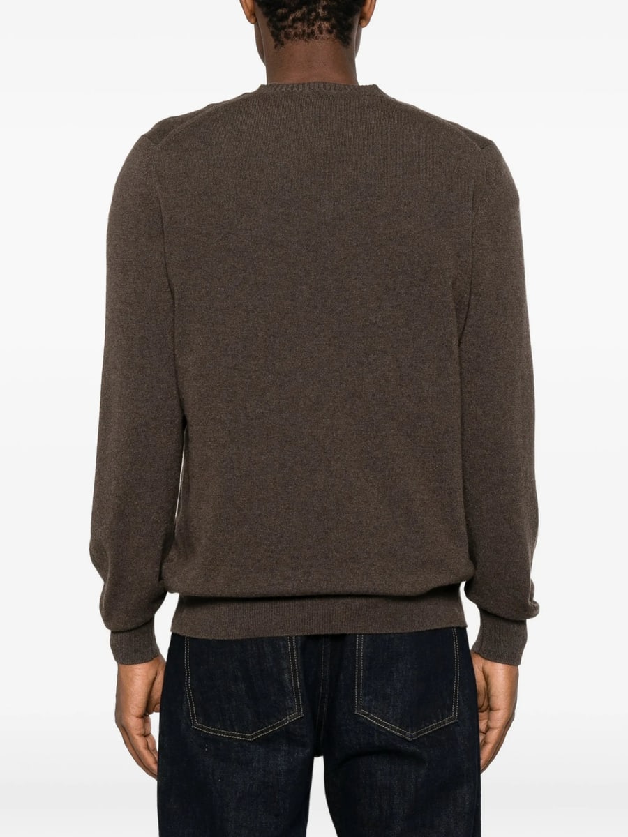 Fedeli Fedeli V-neck Ribbed-trim Sweater, view 2