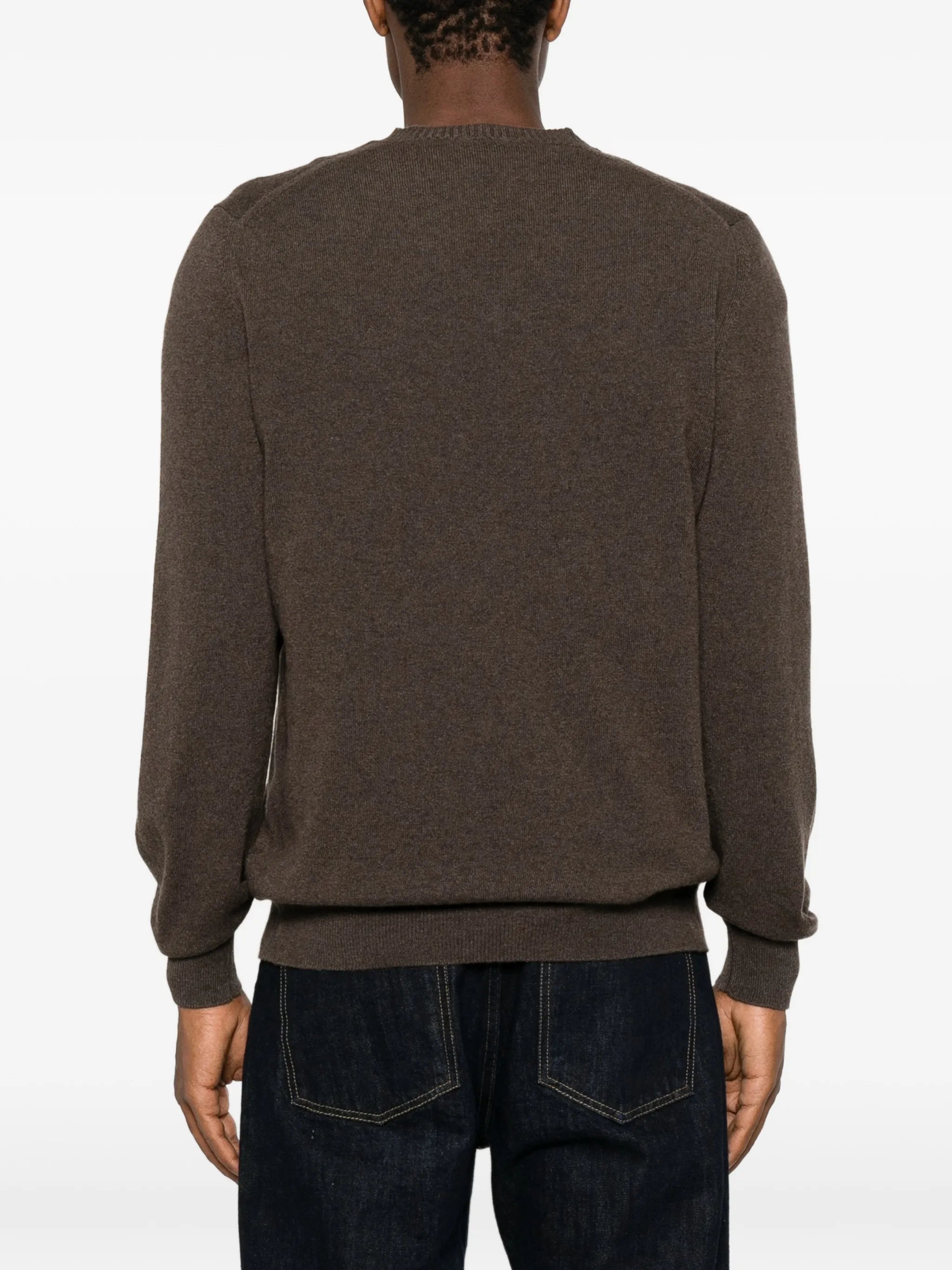 Fedeli Fedeli V-neck Ribbed-trim Sweater, view 2