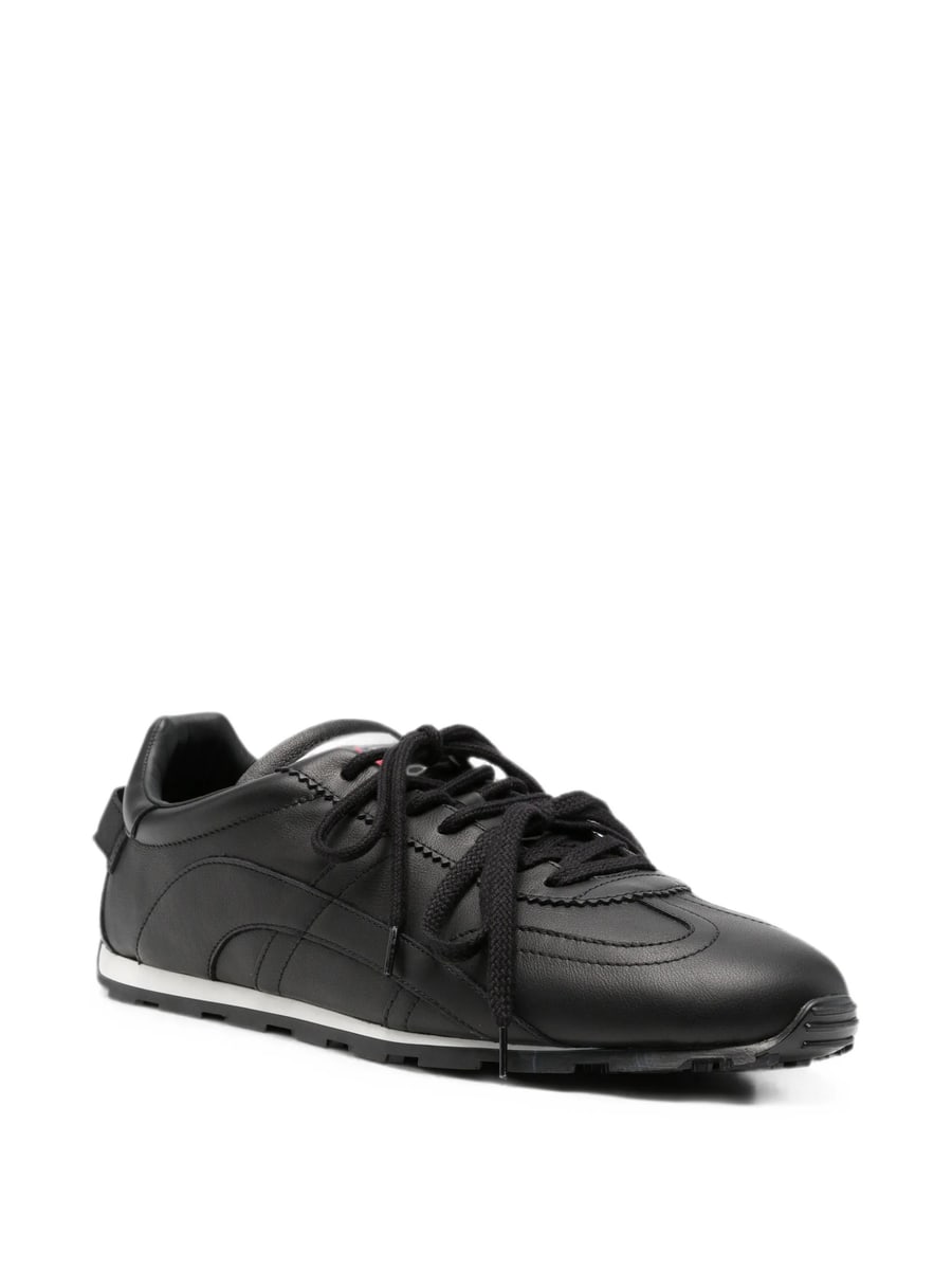Dsquared2 Dsquared2 Maple-leaf Leather Sneakers, view 3