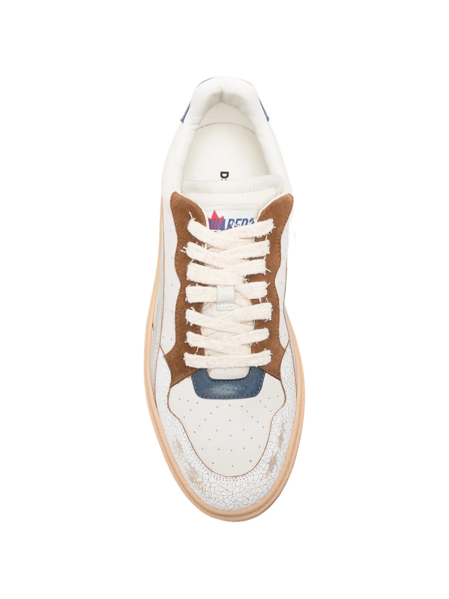 Dsquared2 Dsquared2 Distressed Panelled Sneakers, view 4