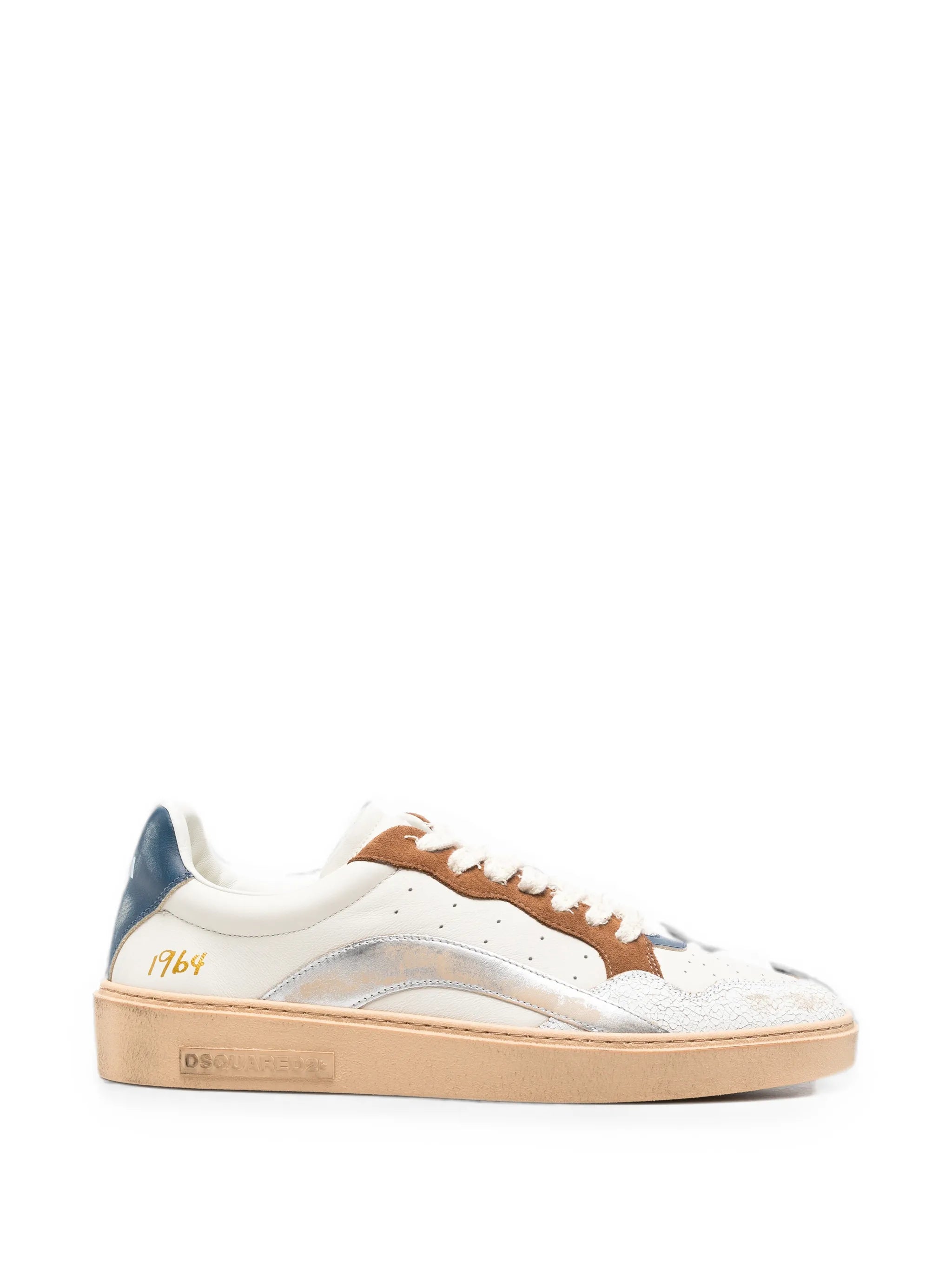Dsquared2 Dsquared2 Distressed Panelled Sneakers