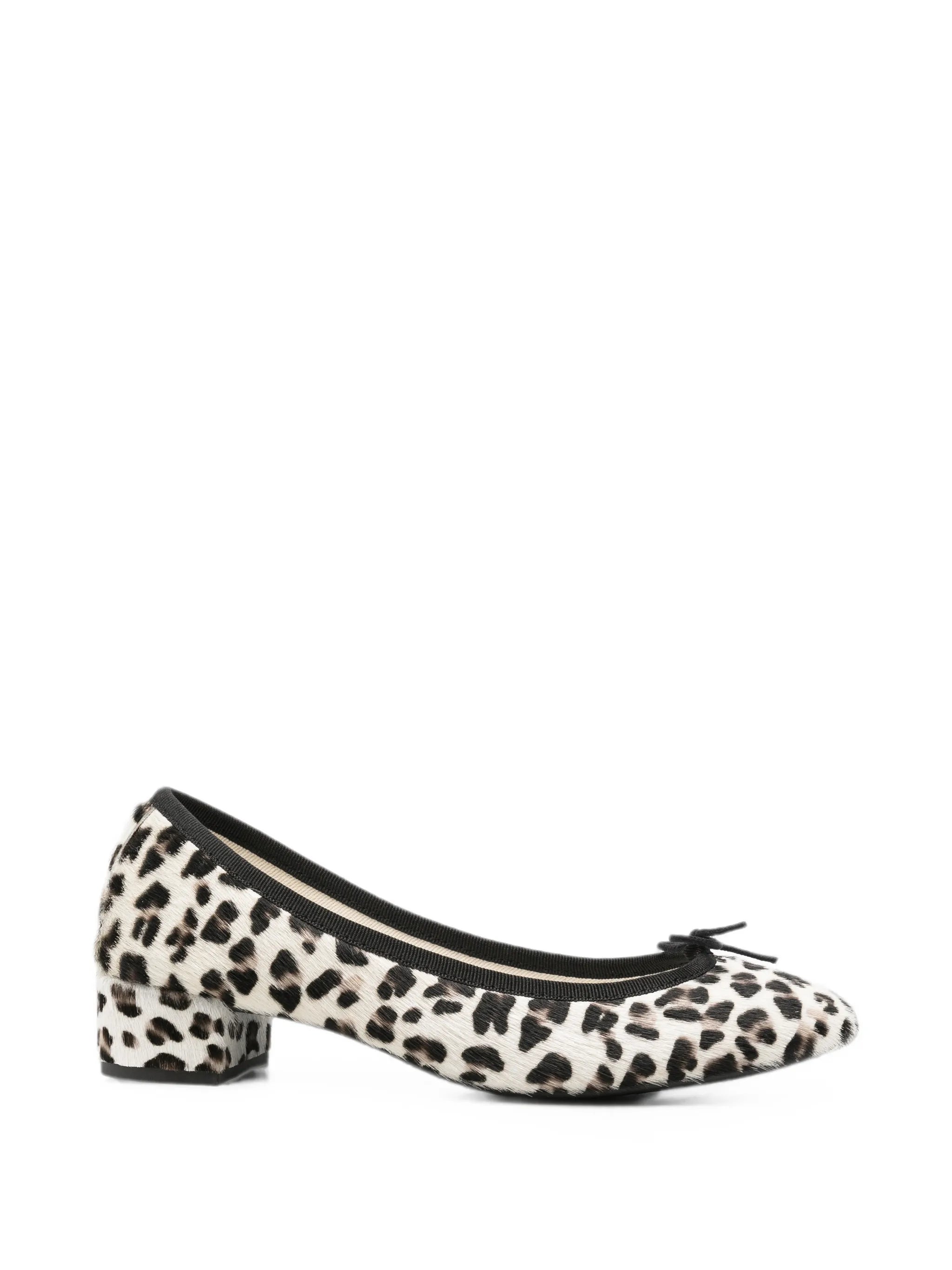 Repetto Repetto Leopard-print Bow-detail Pumps