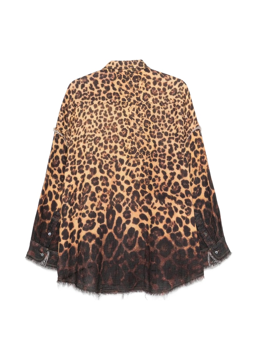 R13 R13 Leopard-print Shirt, view 3