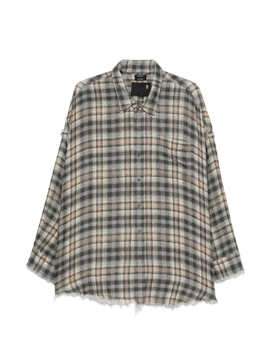 R13 R13 Plaid-pattern Shirt