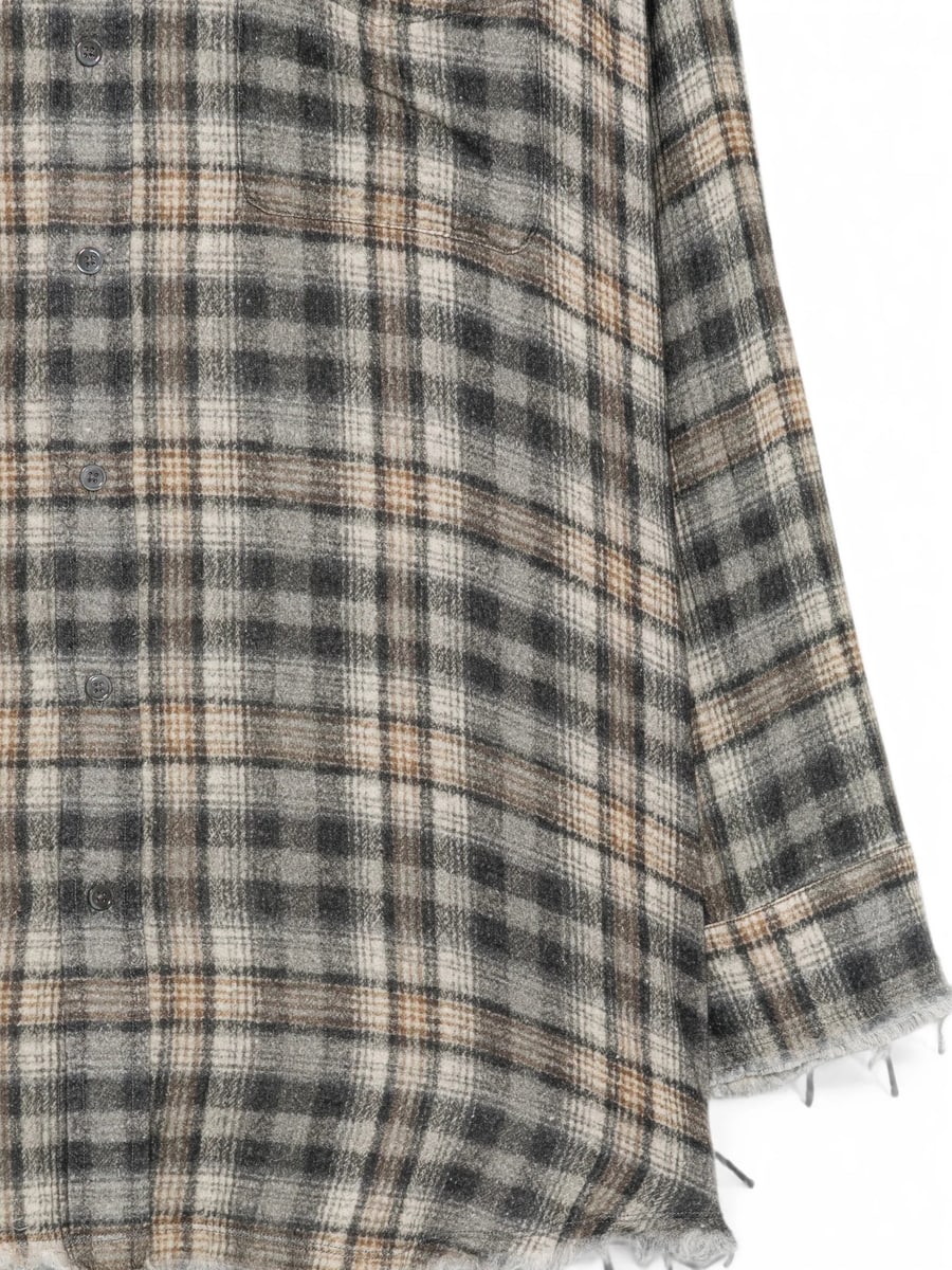 R13 R13 Plaid-pattern Shirt, view 2