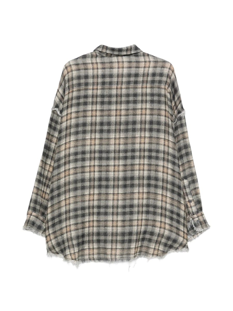 R13 R13 Plaid-pattern Shirt, view 3