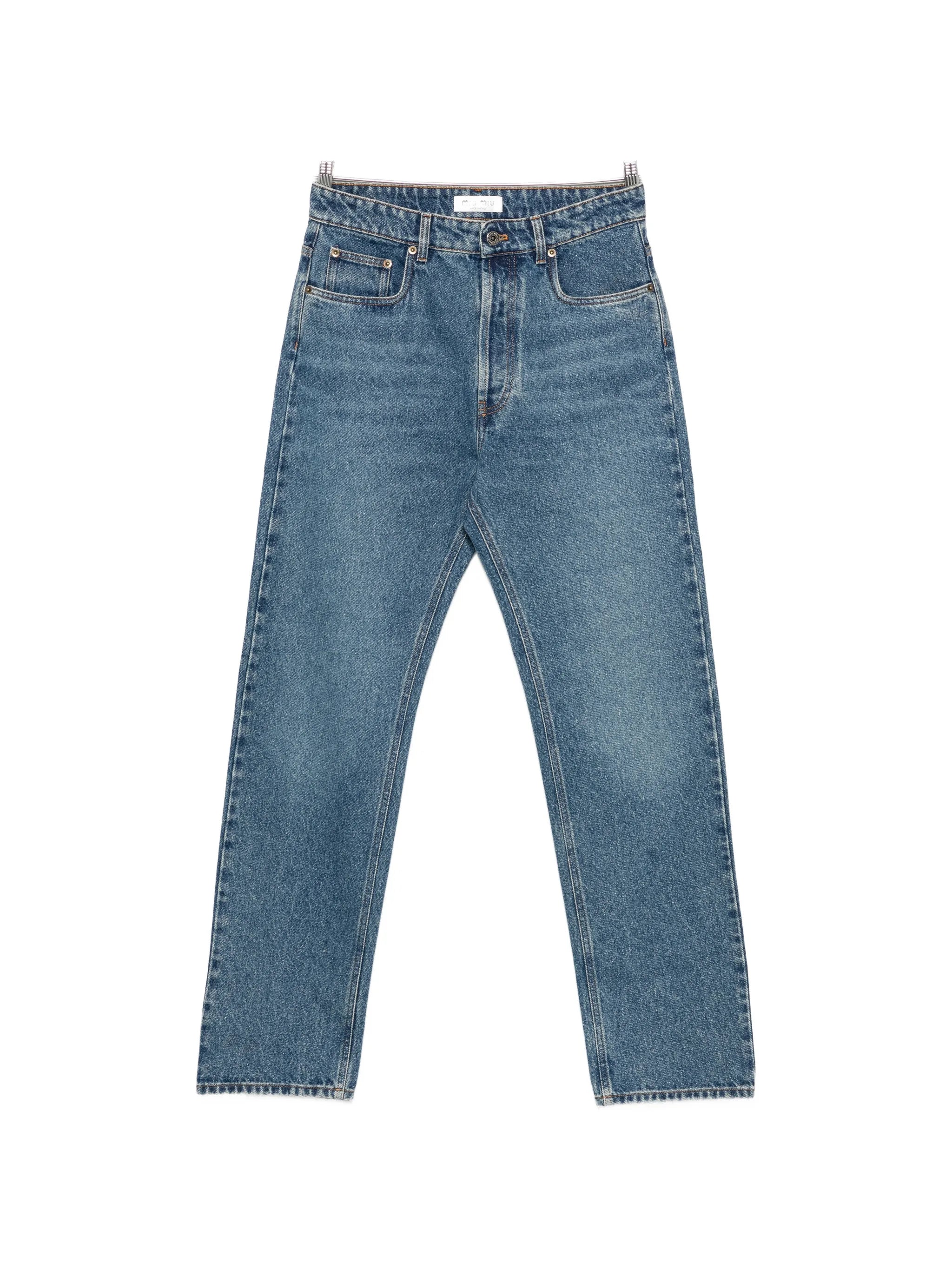 Miu Miu Miu Miu Light-wash Denim Flare Jeans