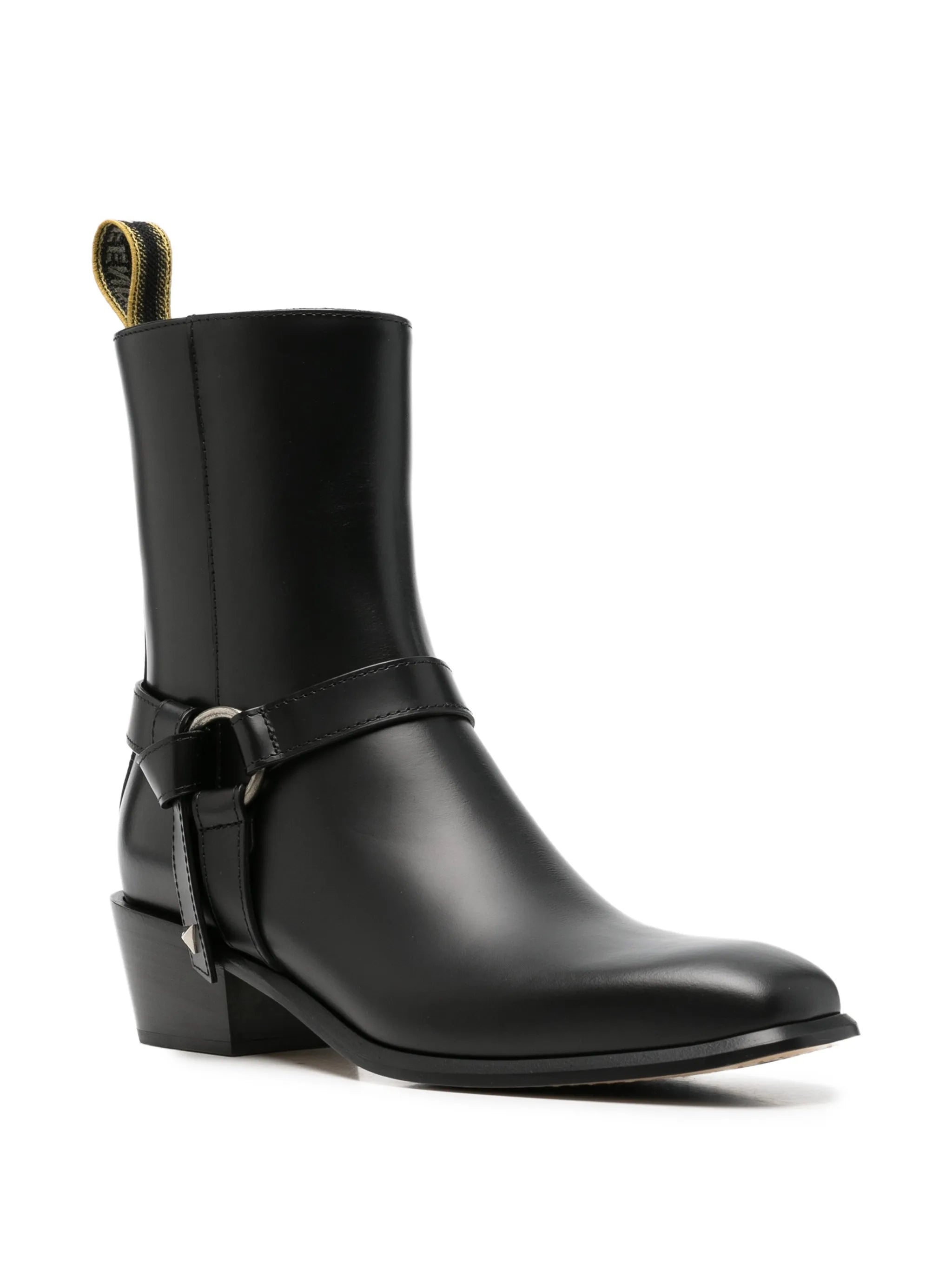 Fendi Fendi Double O Leather Ankle Boots, view 2