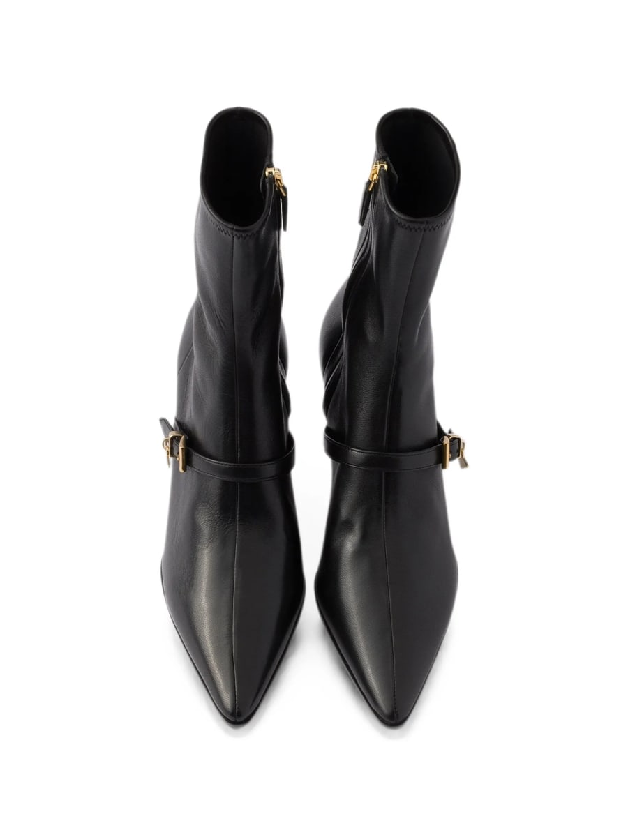 Prada Prada Stretch Nappa Leather Booties, view 3