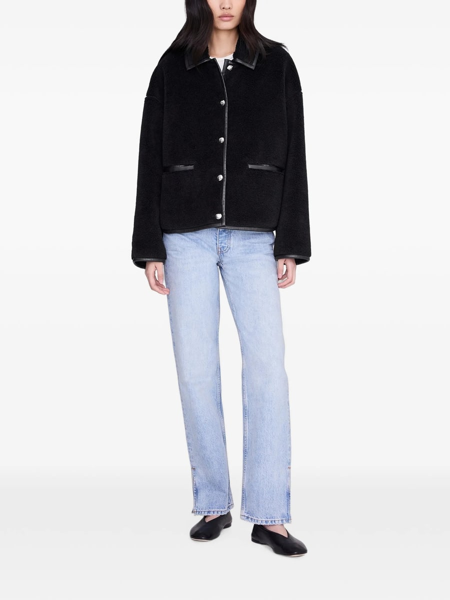 Anine Bing Anine Bing Camden Jacket - Black, view 3