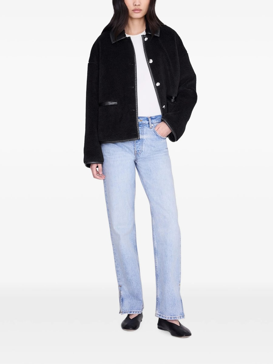 Anine Bing Anine Bing Camden Jacket - Black, view 4