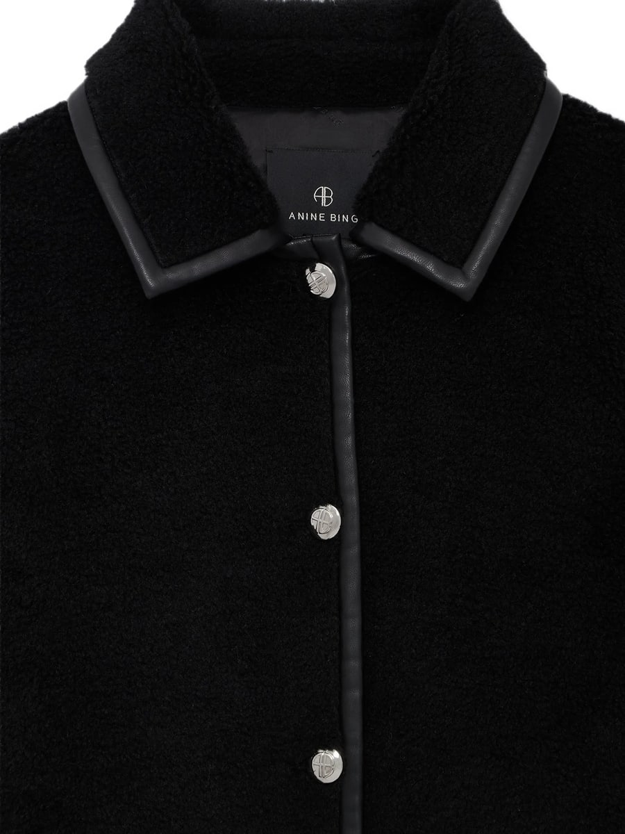 Anine Bing Anine Bing Camden Jacket - Black, view 5