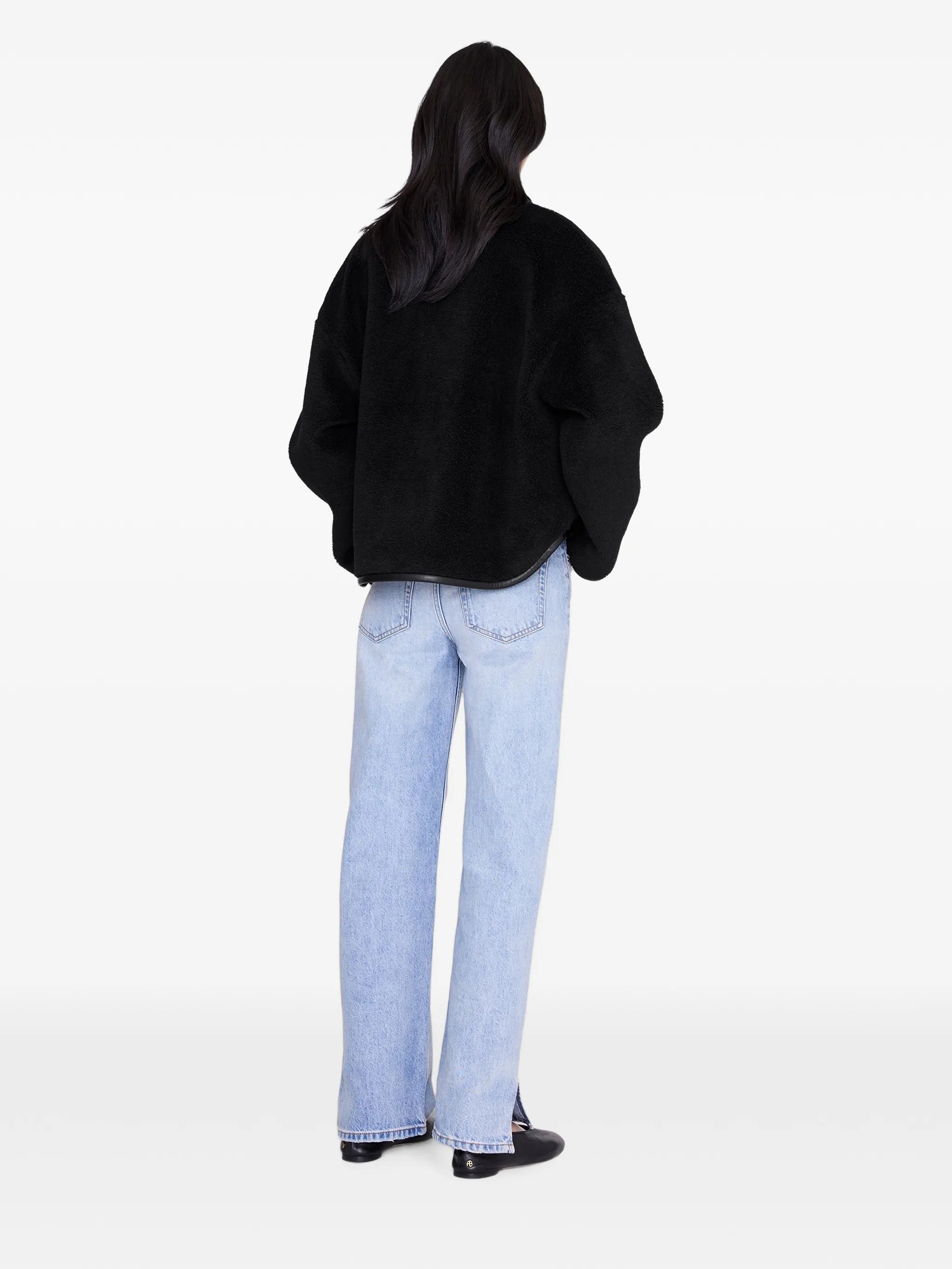 Anine Bing Anine Bing Camden Jacket - Black, view 2