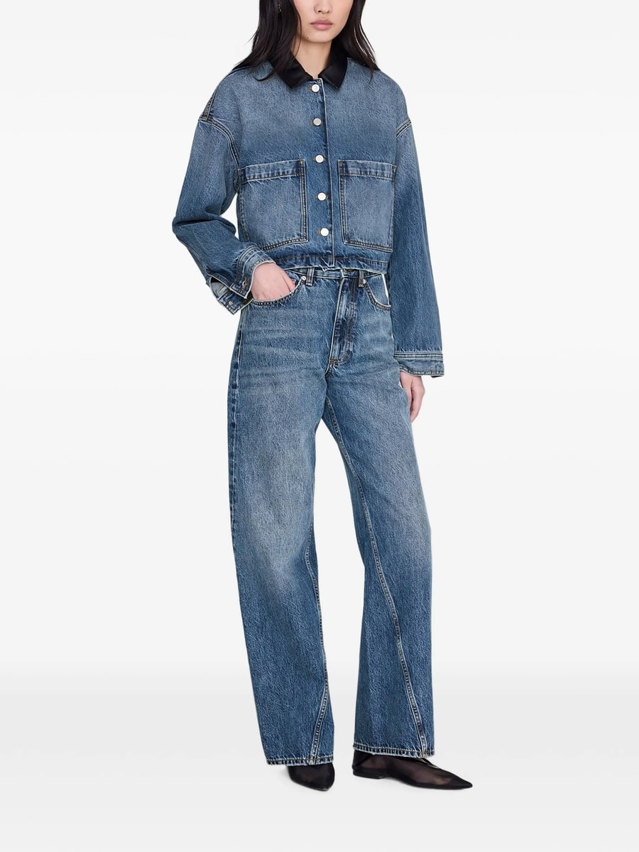 Anine Bing Anine Bing Yuma Jacket - Cabana Blue, view 2