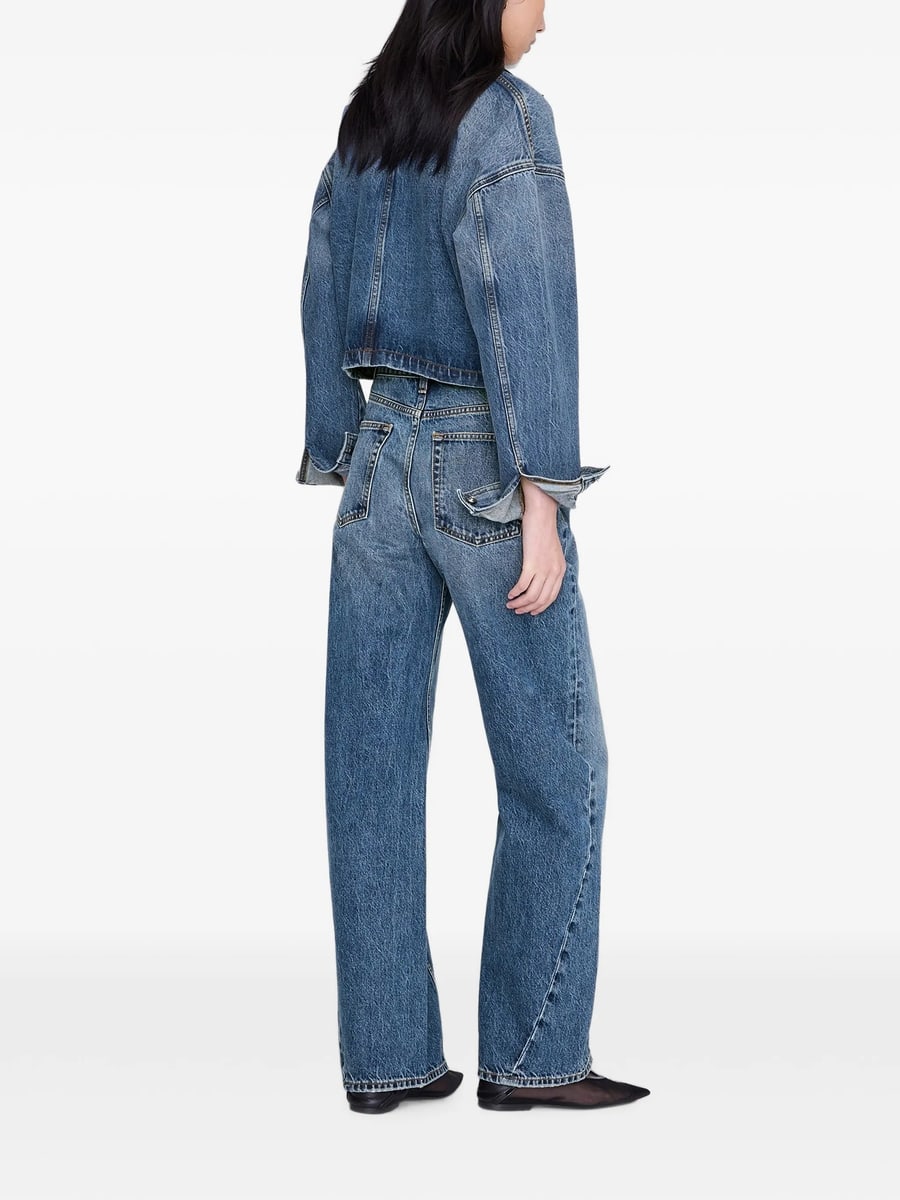 Anine Bing Anine Bing Yuma Jacket - Cabana Blue, view 4