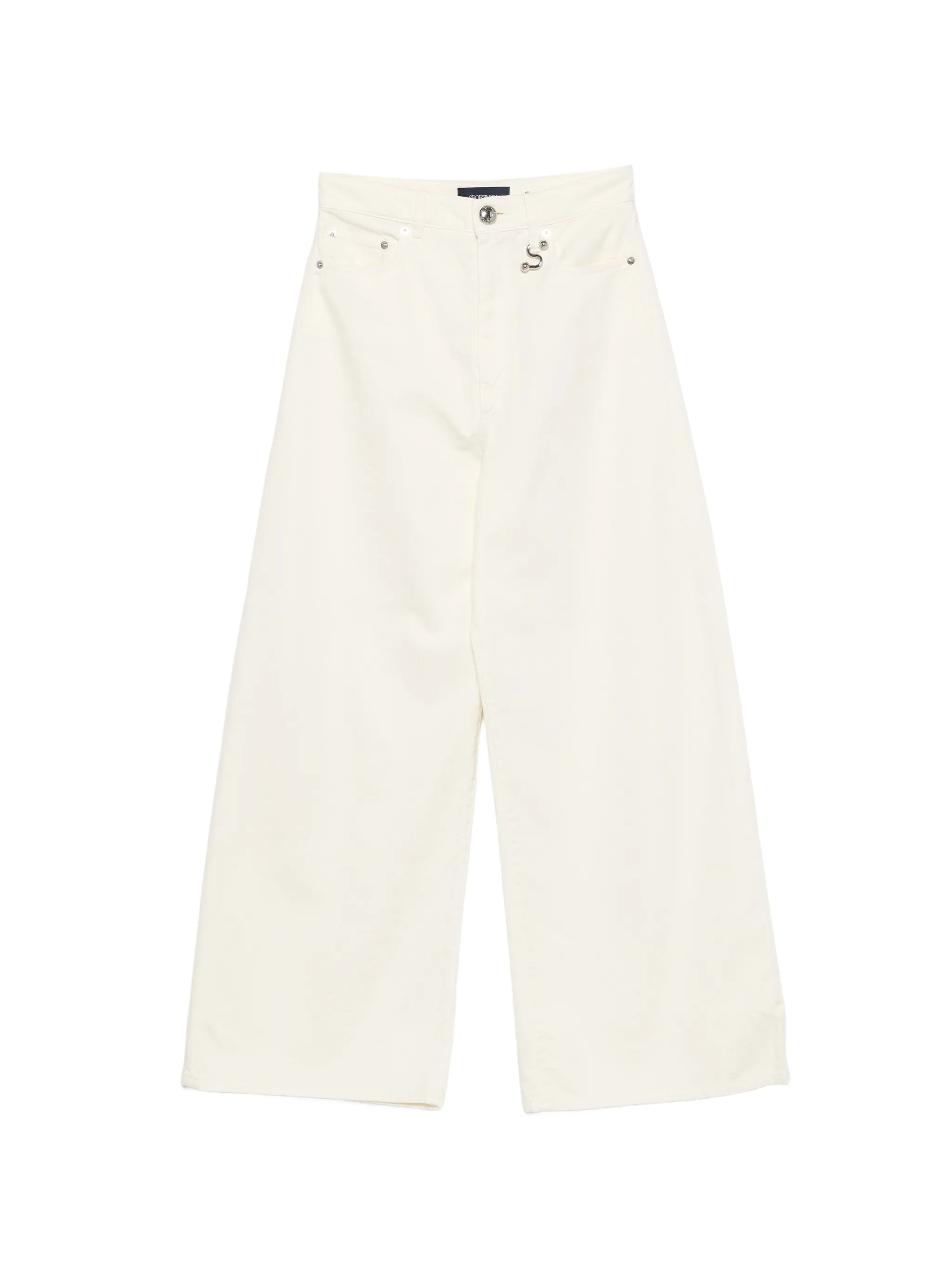 Sportmax Sportmax Logo-patch Wide-leg Jeans