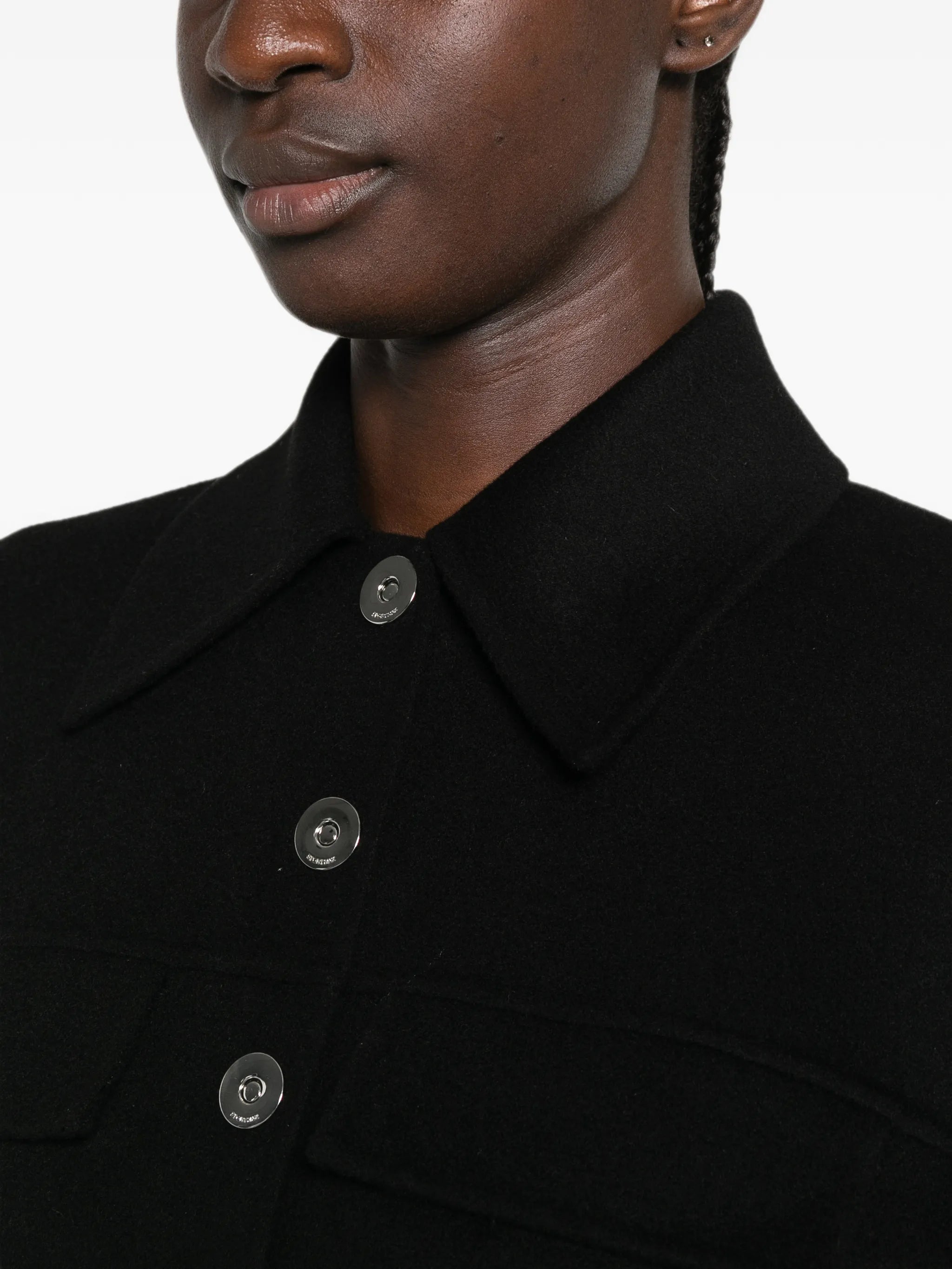 Sportmax Sportmax Panelled Button-down Jacket, view 2