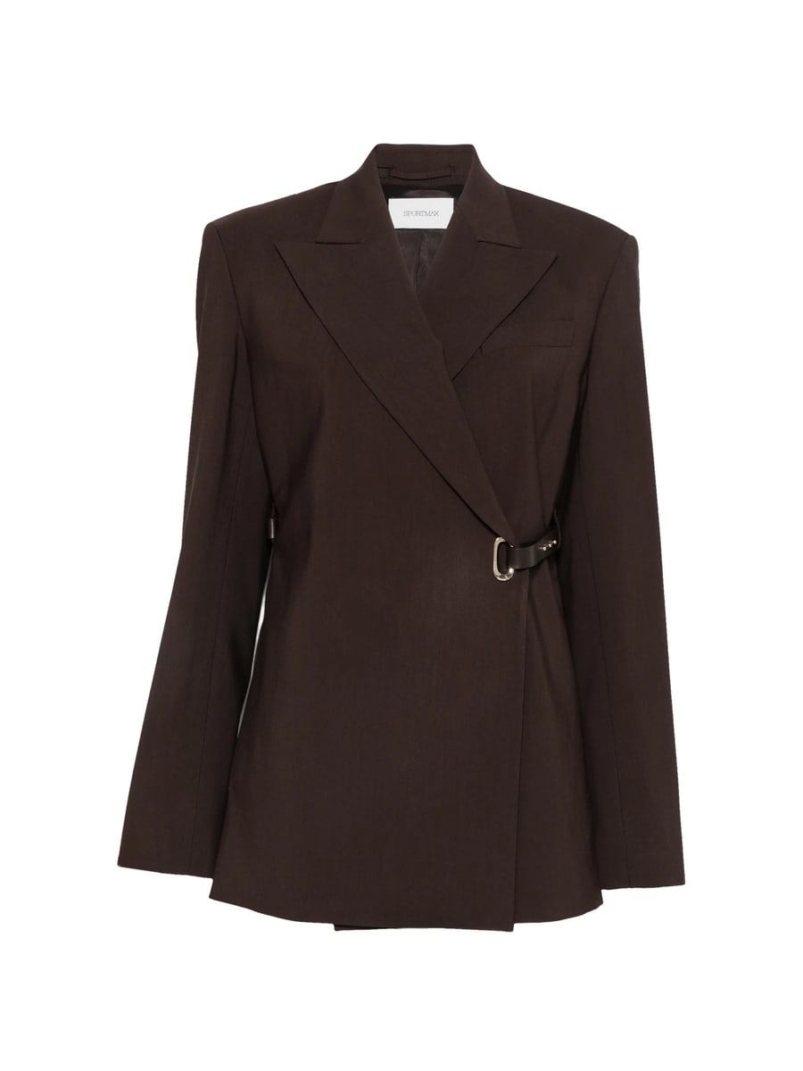 Sportmax Sportmax Belted Wrap-design Blazer