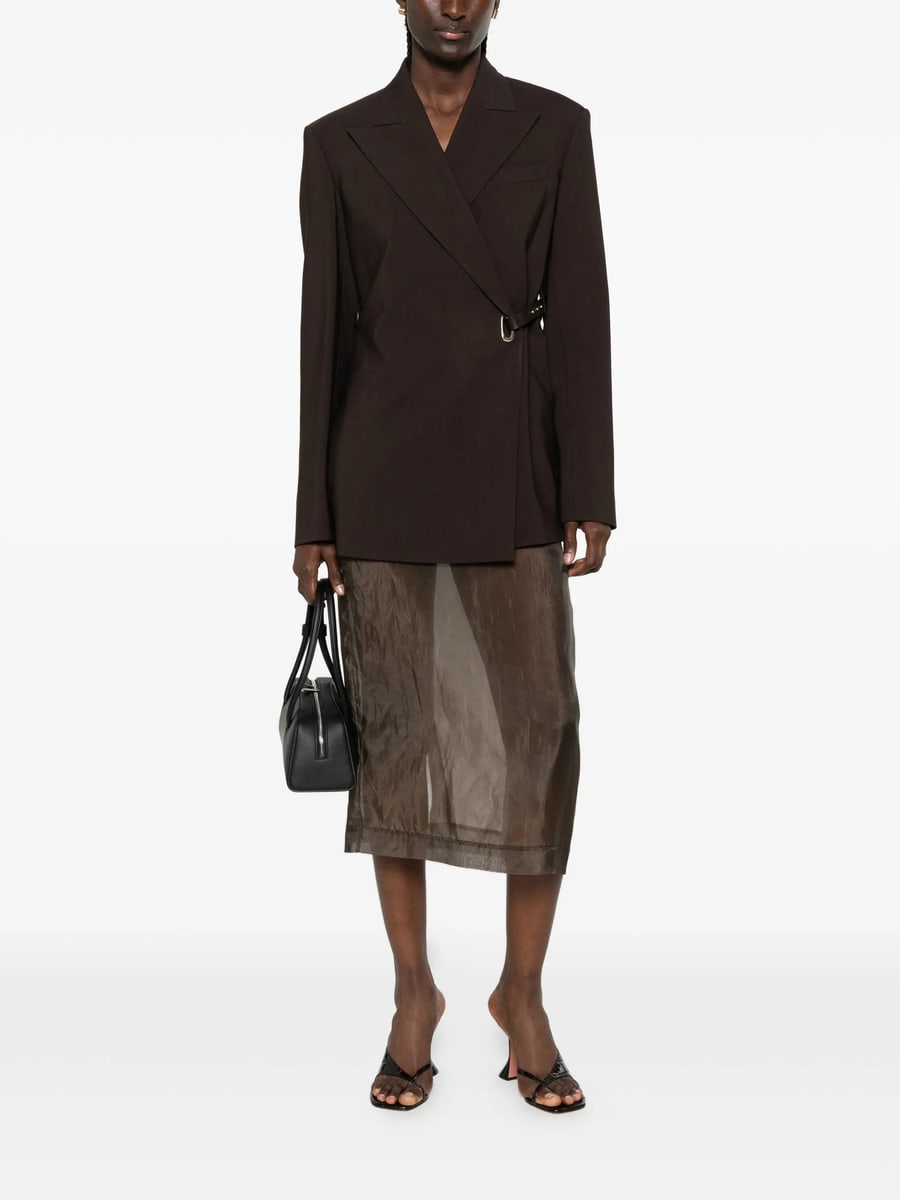 Sportmax Sportmax Belted Wrap-design Blazer, view 5