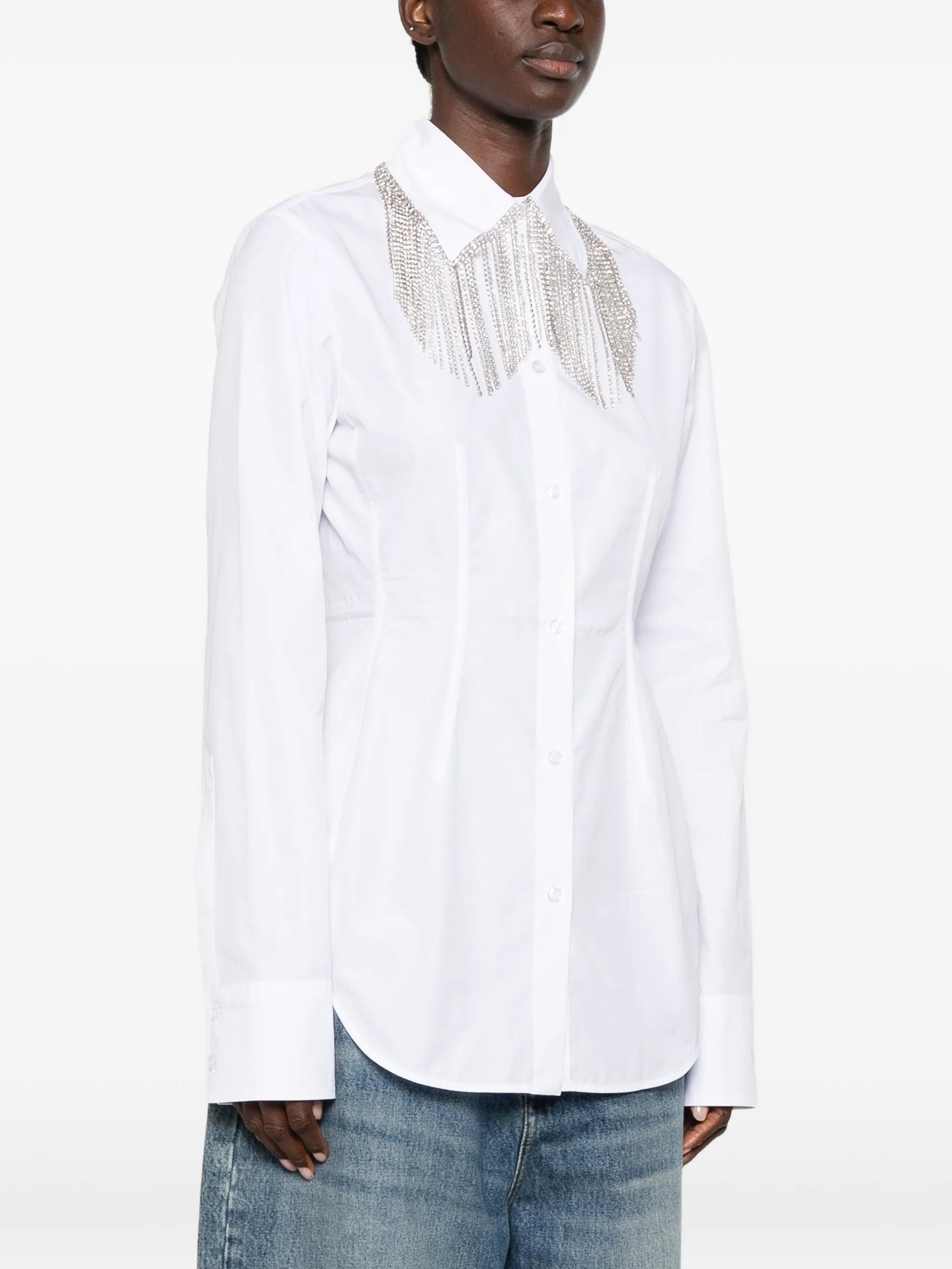 Sportmax Sportmax Crystal-detail Shirt, view 2